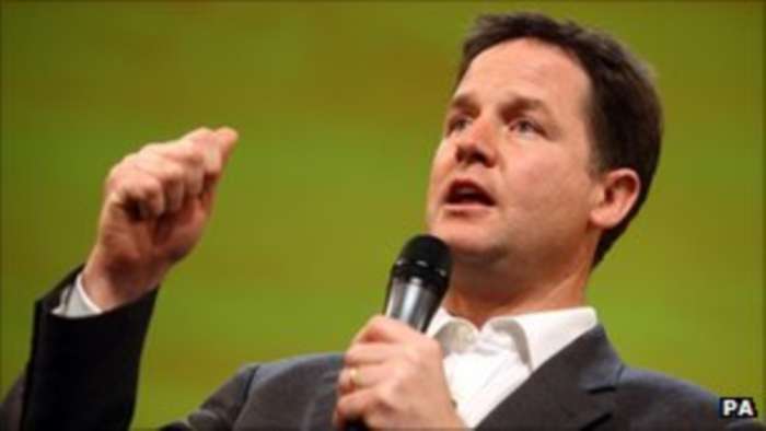 Clegg: No Turning Back On Economy
