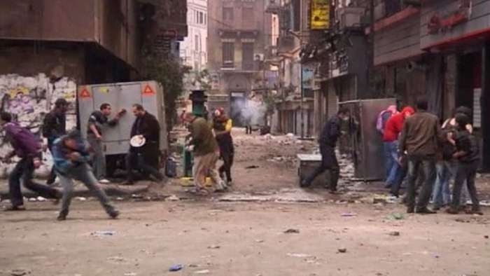 New Clashes In Cairo`s Tahrir Square