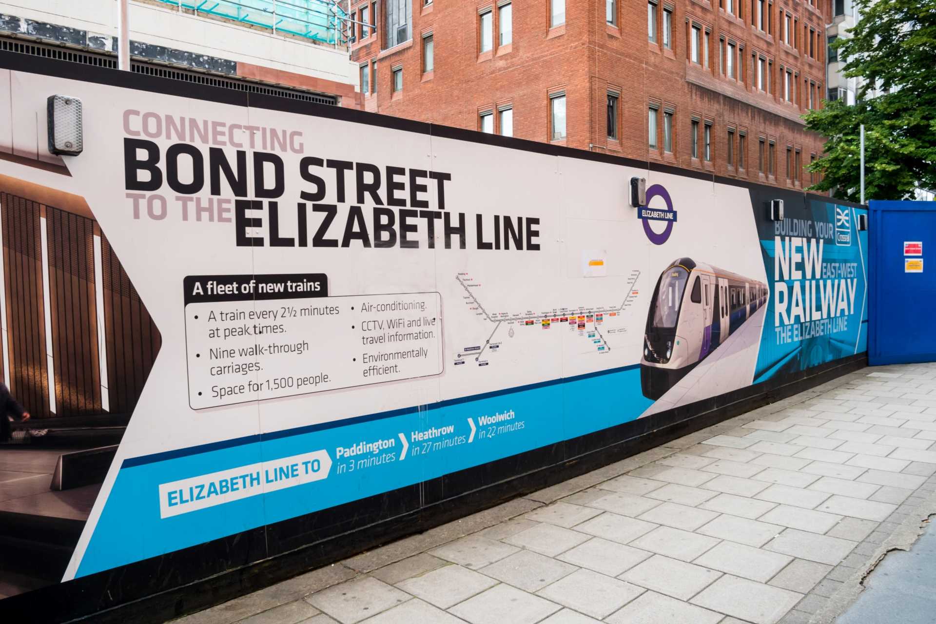 Elizabeth line at Bond Street Station finally opens to the public.