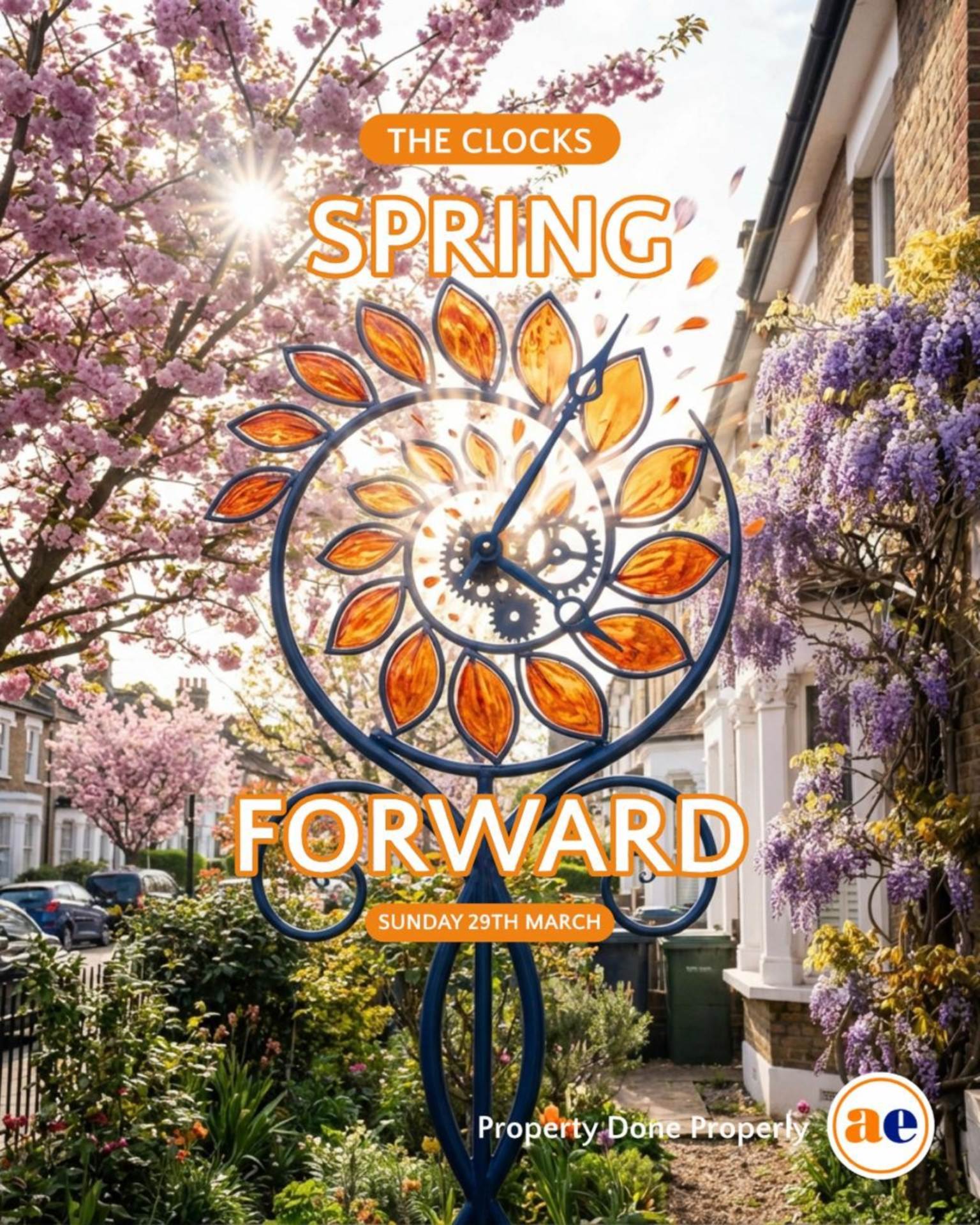 DONT FORGET TO SPRING FORWARD THIS WEEKEND.