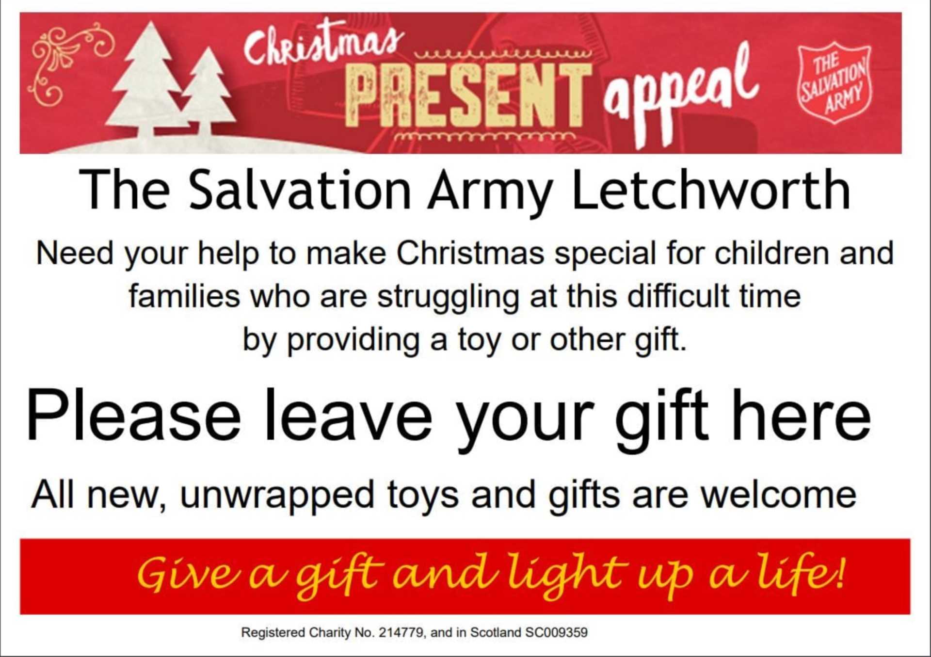 Salvation Army Christmas Appeal