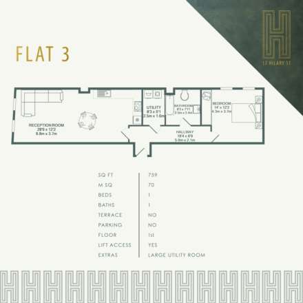 Flat 3, 17 Hilary Street, Image 1