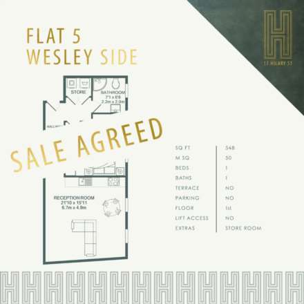 Flat 5, WS, 17 Hilary Street, Image 1