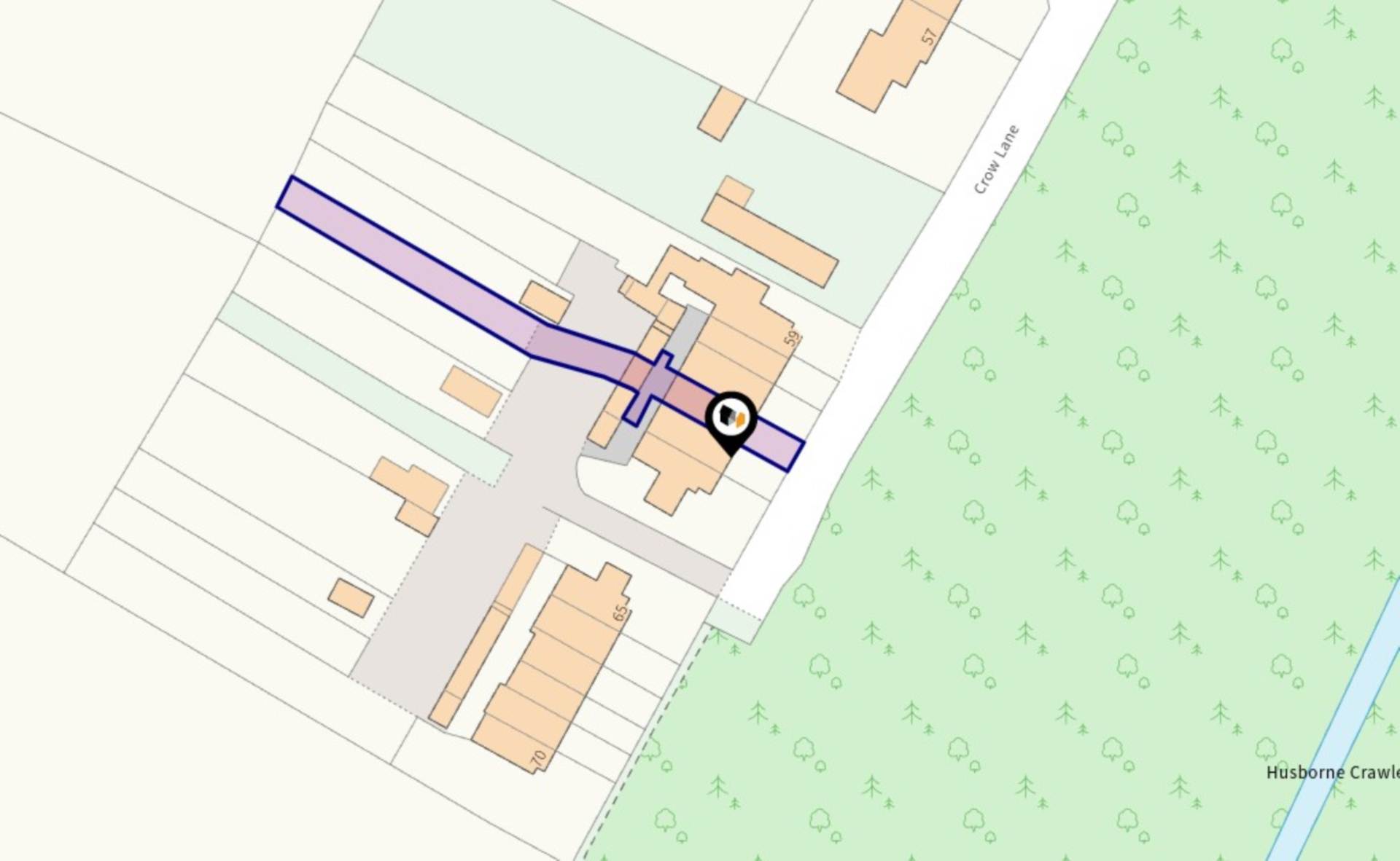 Crow Lane, Husborne Crawley, Image 19