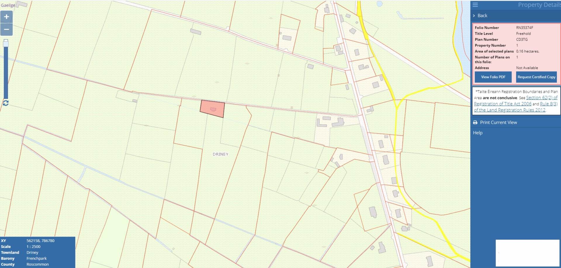 Driney, Loughglynn, Roscommon, F45 WC92 Driney, Loughglynn, Roscommon, F45 WC92