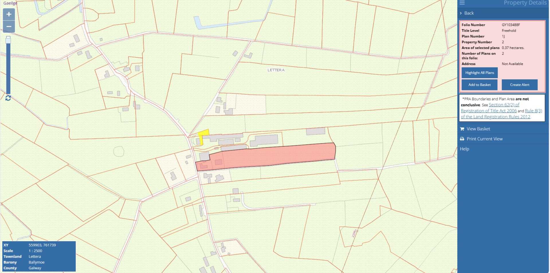 Leitra, Glenamaddy, Co. Galway F45 XE10  Leitra, Glenamaddy, Co. Galway F45 XE10