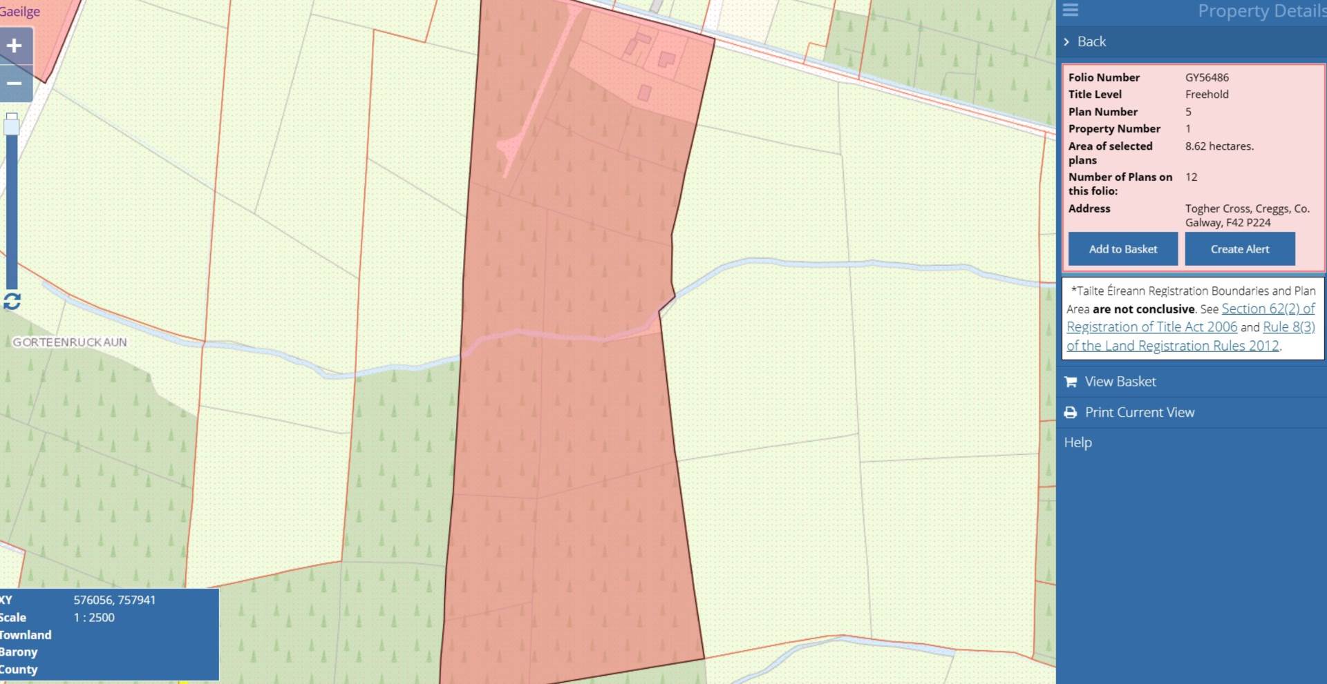 C. 40.5 Acres of Forestry, Hollygrove, Creggs, Co. Galway