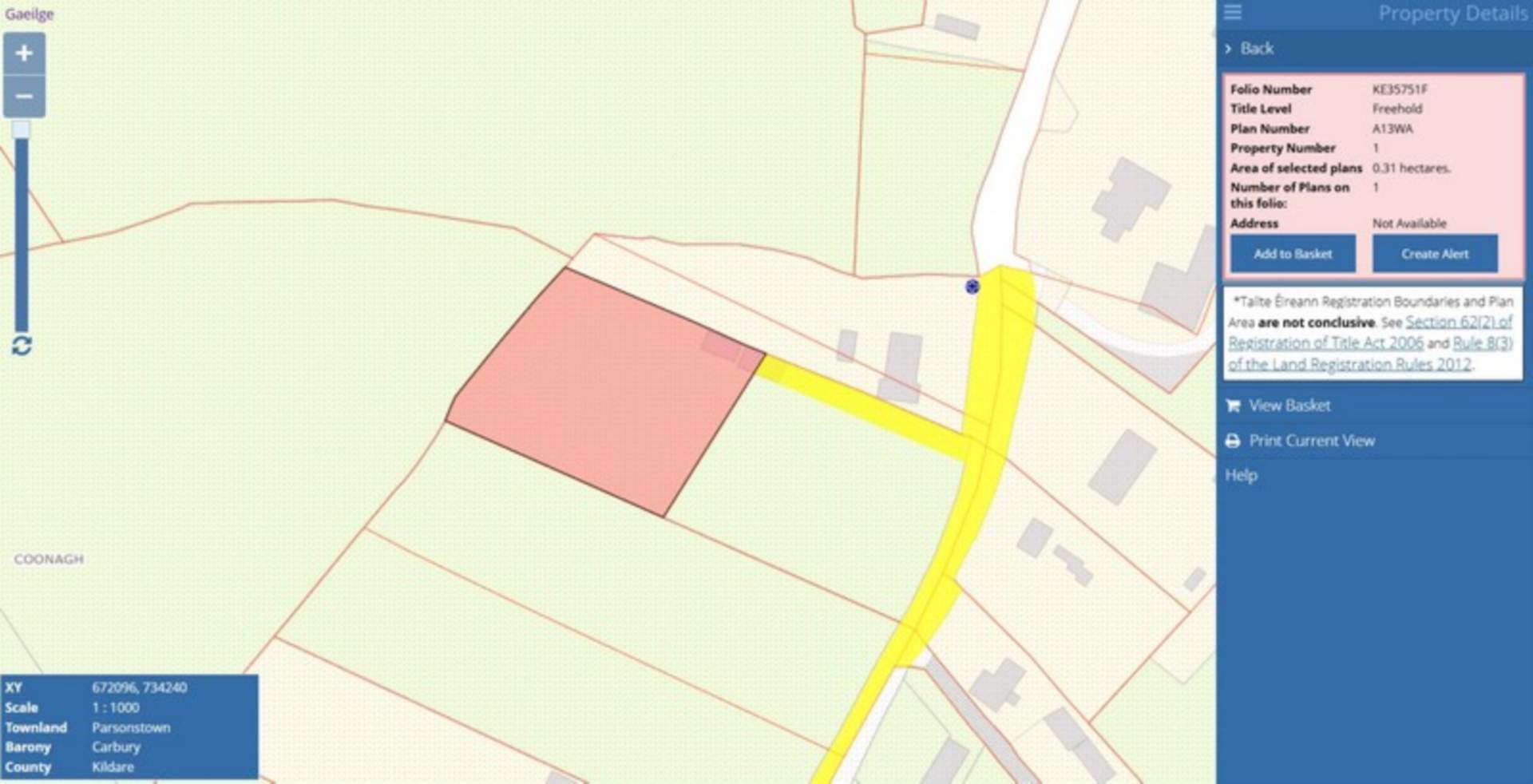 C. 0.75 Acre Commercial Site, Parsonstown, Carbury, Co Kildare