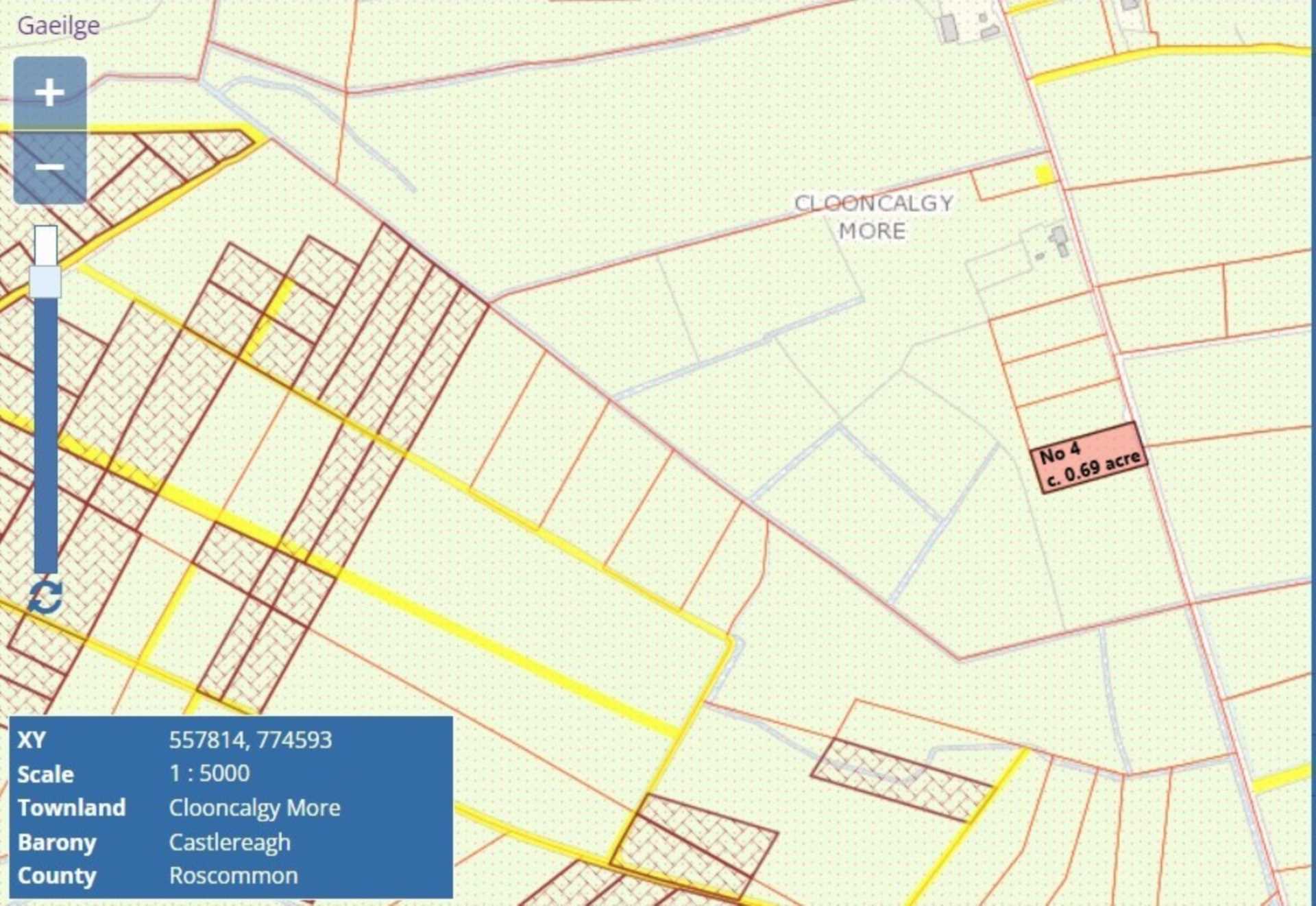 Sites c. 0.72 acres, Clooncalgy More, Ballinlough, Co. Roscommon  Sites c. 0.72 acres, Clooncalgy More, Ballinlough, Co. Roscommon