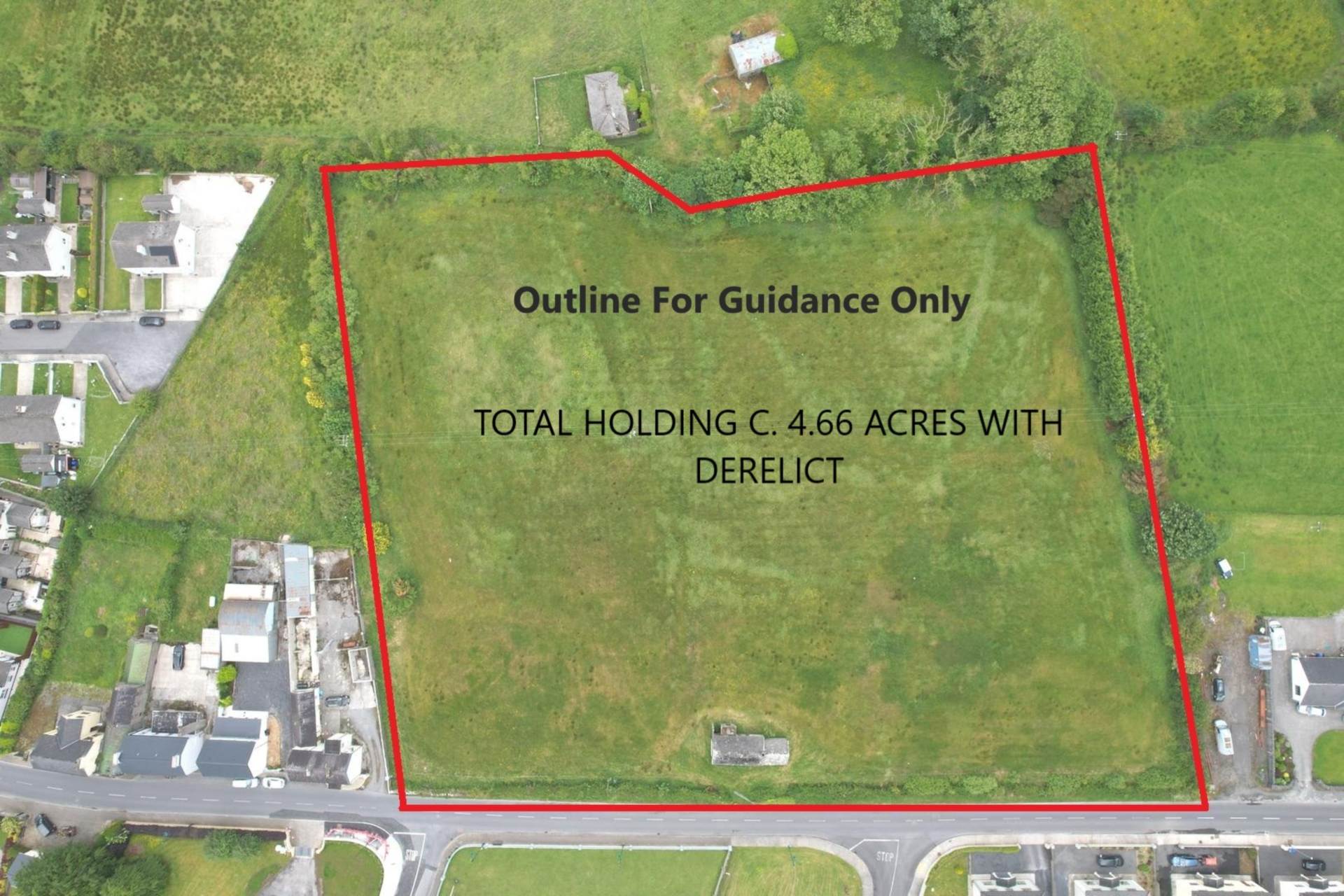 C. 4.16 Acres of Land with Optional Derelict Cottage, Williamstown, Co. Galway