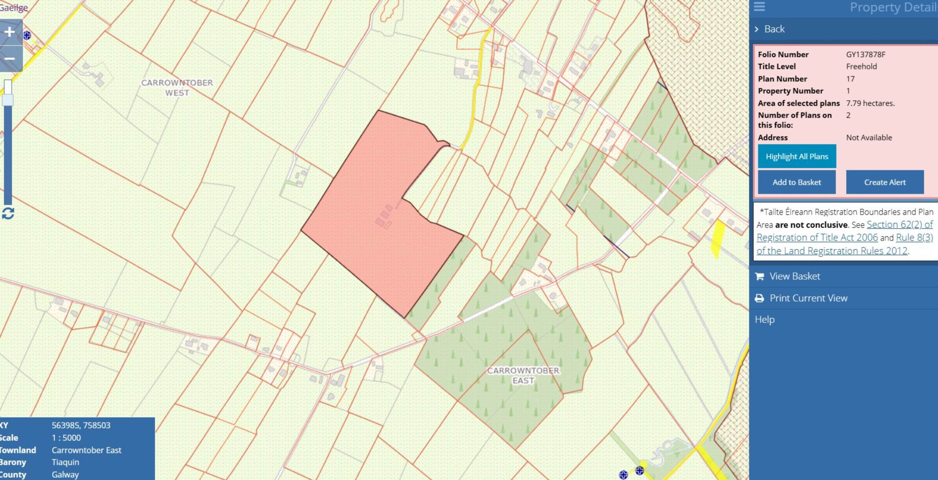 C. 24.12 Acre Farm, Carrintubber East, Kilkerrin, Co. Galway C. 24.12 Acre Farm, Carrintubber East, Kilkerrin, Co. Galway
