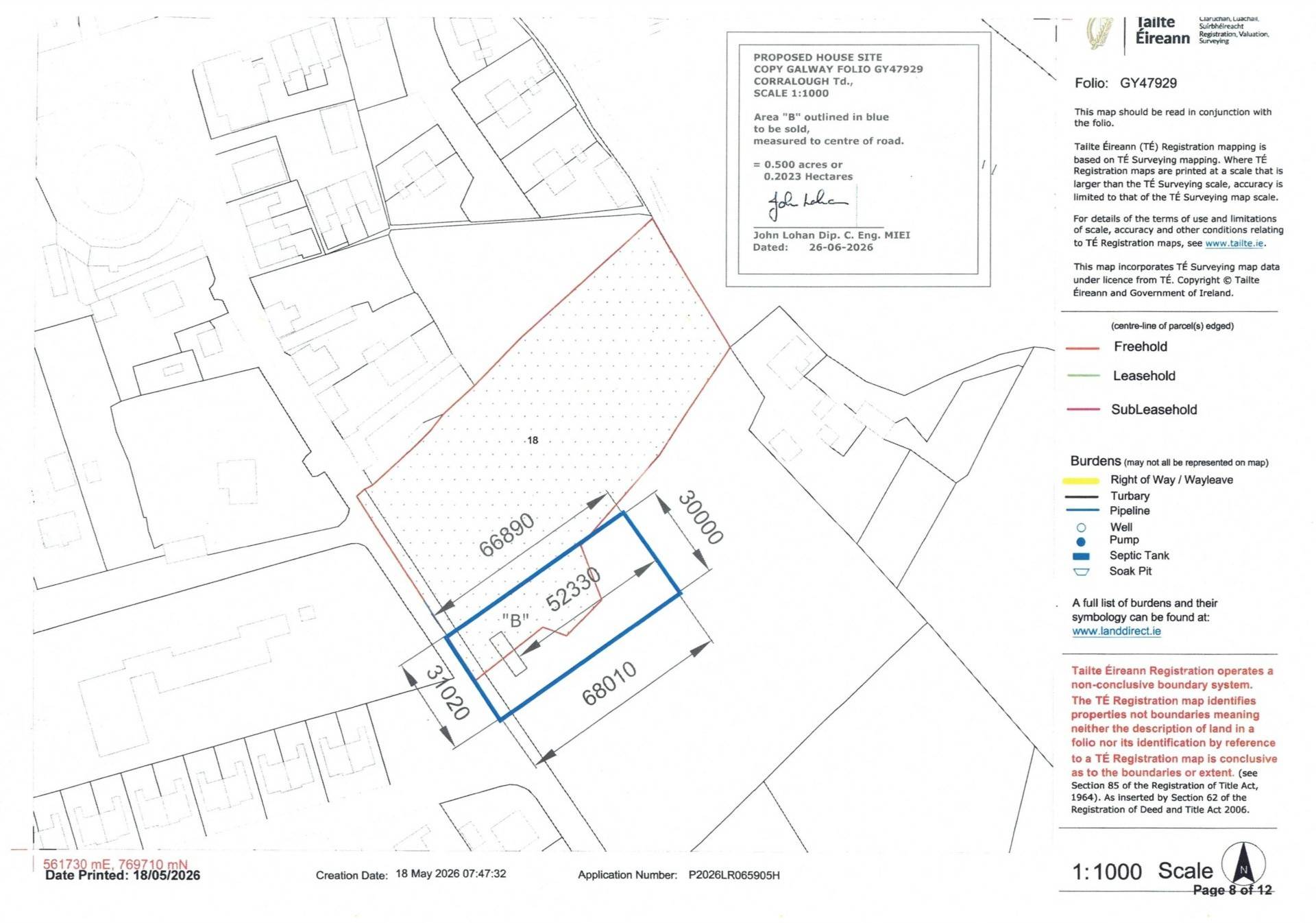 Williamstown, Co. Galway F45 VH70