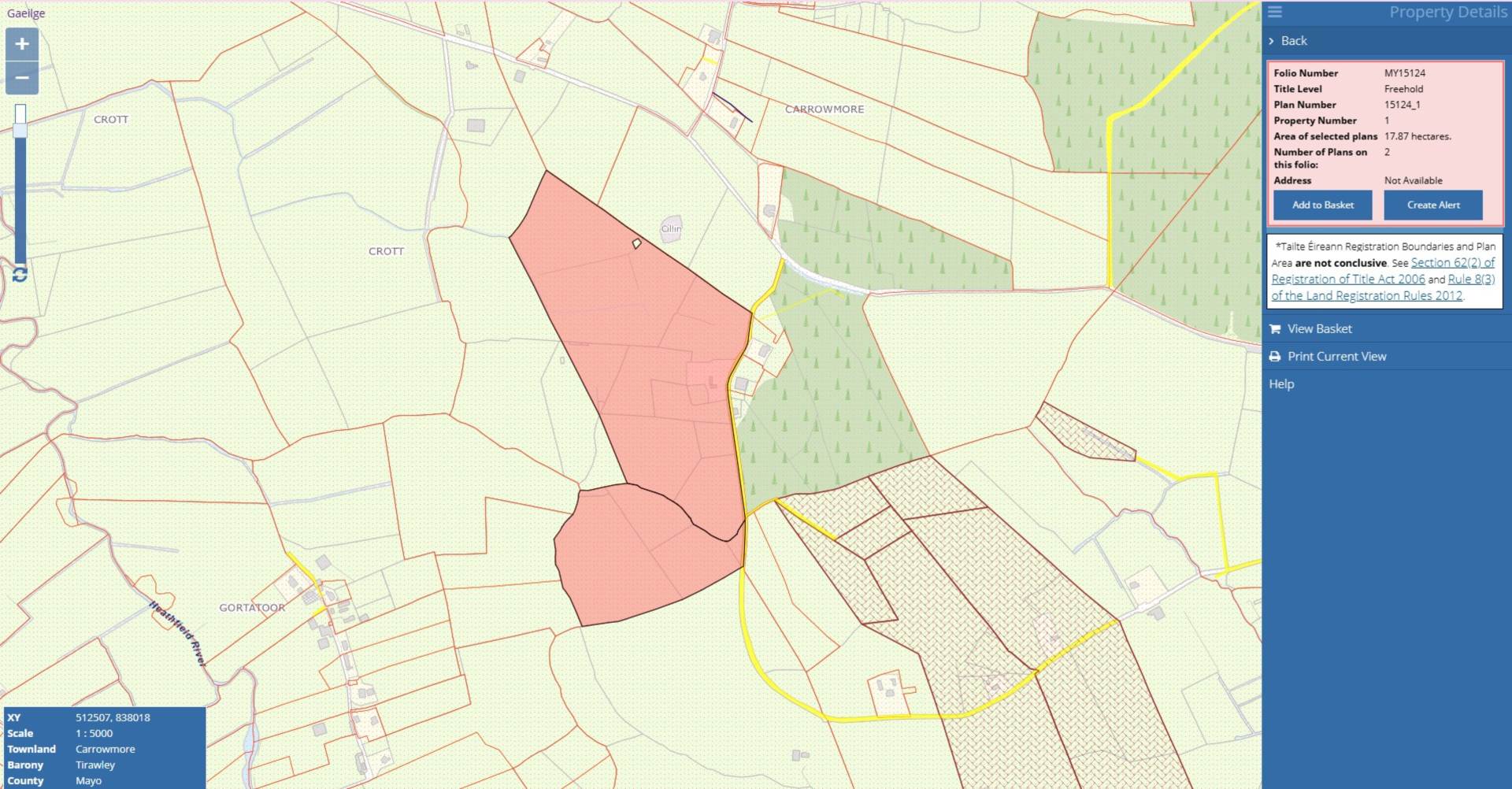 C. 44.16 Acres, Carrowmore, Ballycastle, Co. Mayo C. 44.16 Acres, Carrowmore, Ballycastle, Co. Mayo