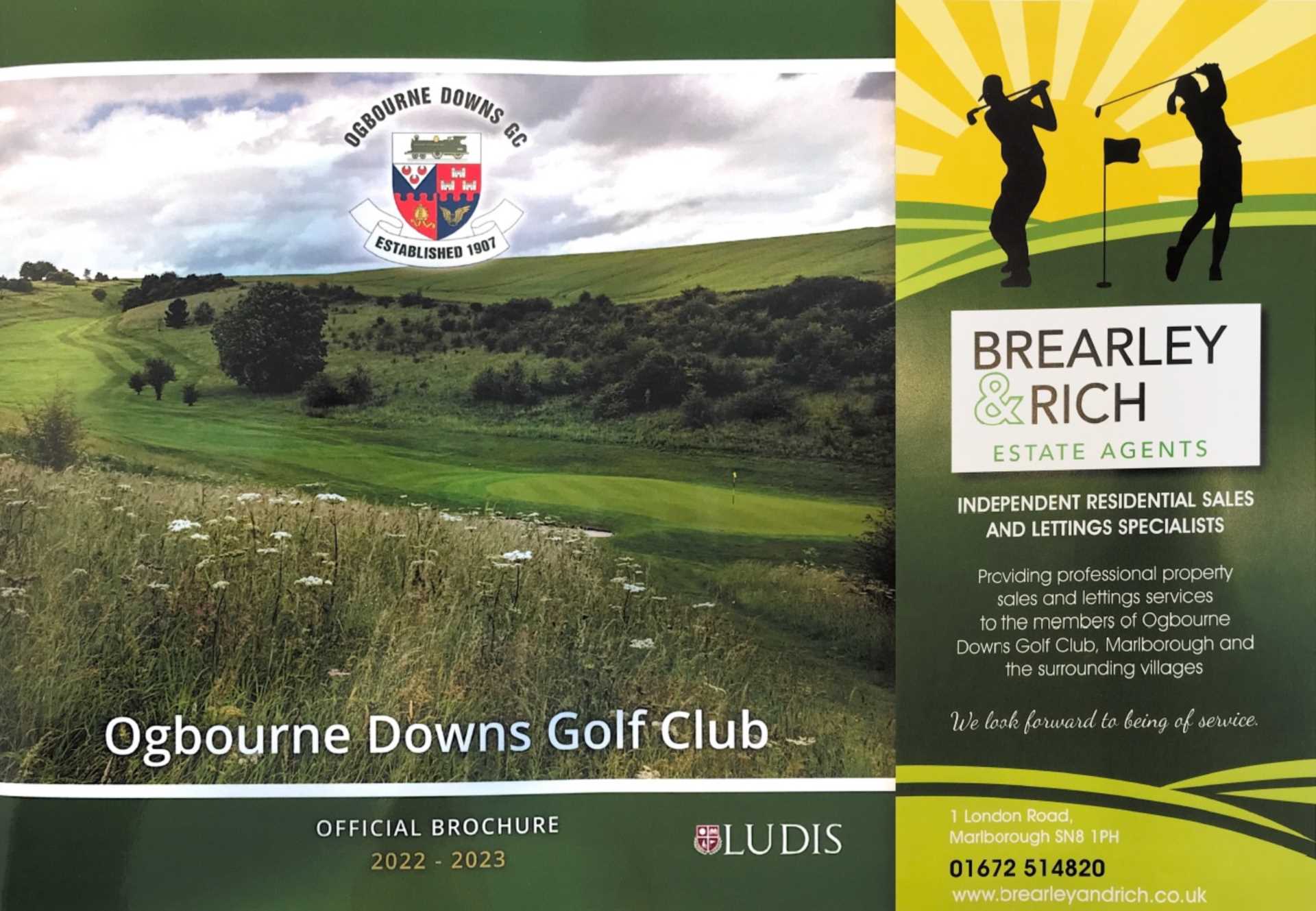 Proud to be supporting Ogbourne Downs Golf Club in 2022.