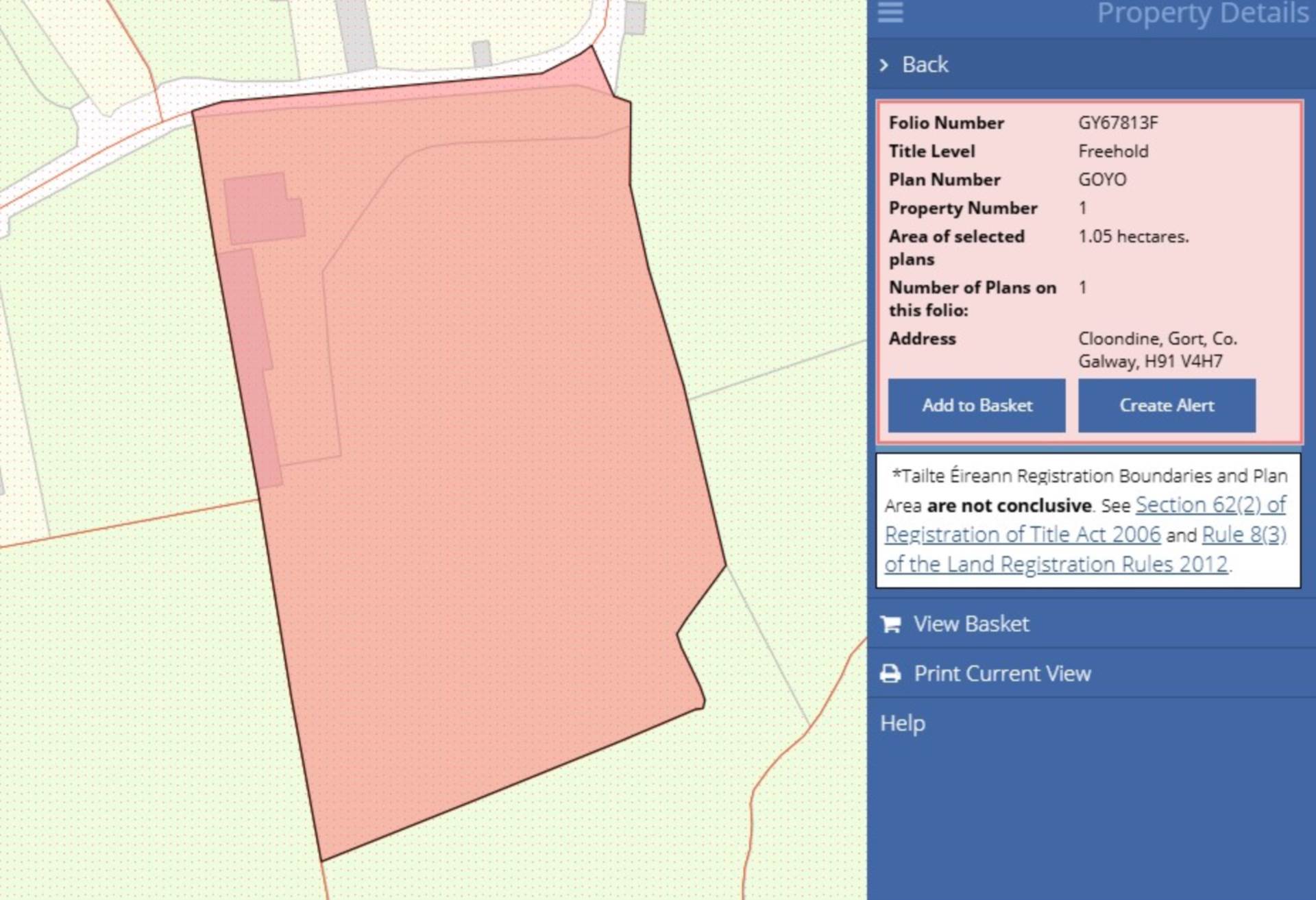 Cloondine, Kilbeacanty, Gort, Co. Galway
