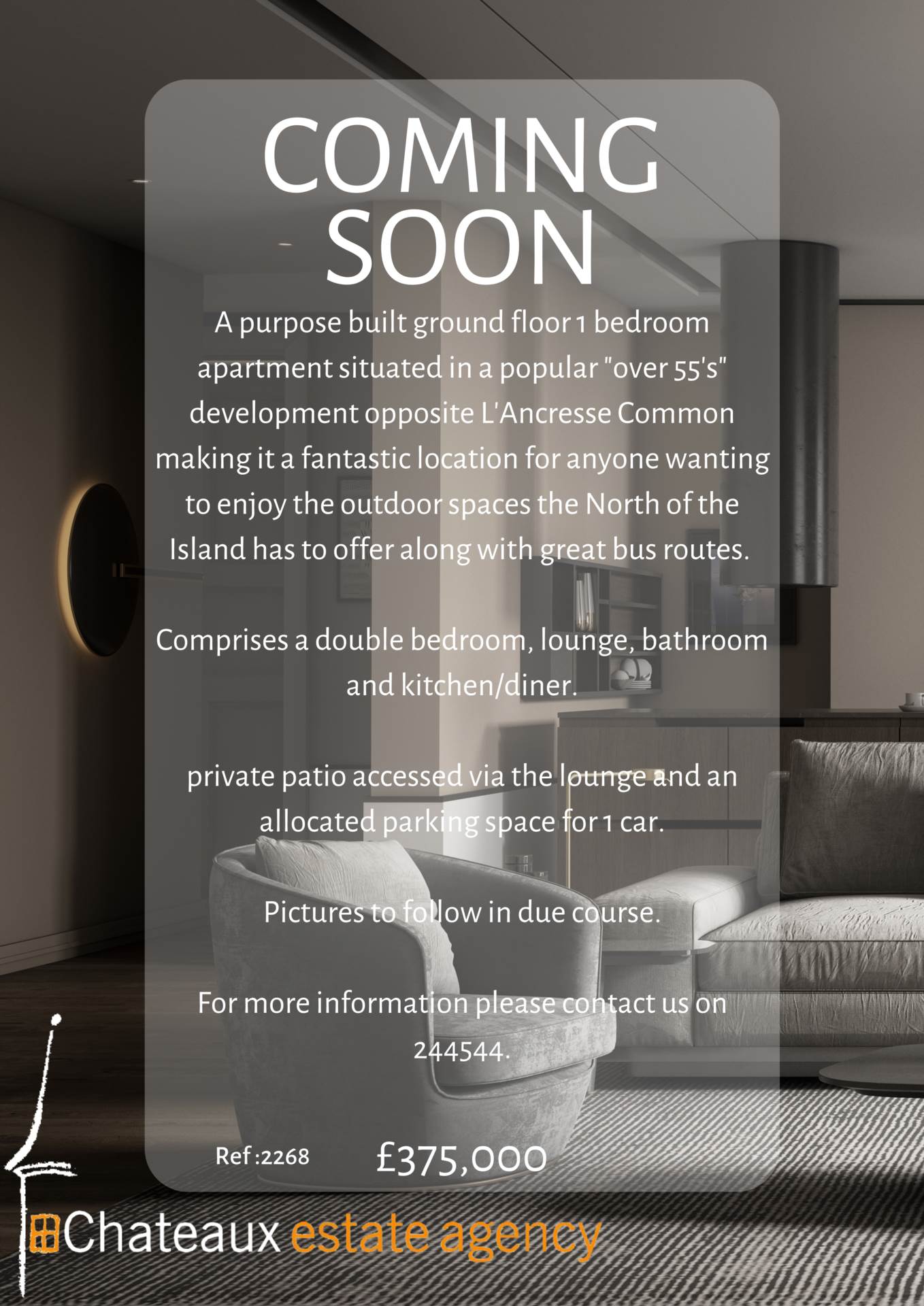 Apt 12, L'Ancresse Lodge Apartments, Rue Du Marais, Image 1