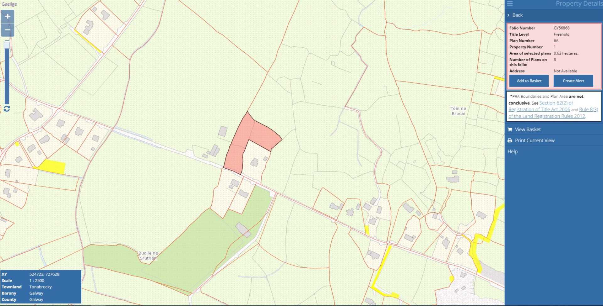 Site @Tonabrocky, Rahoon, Galway