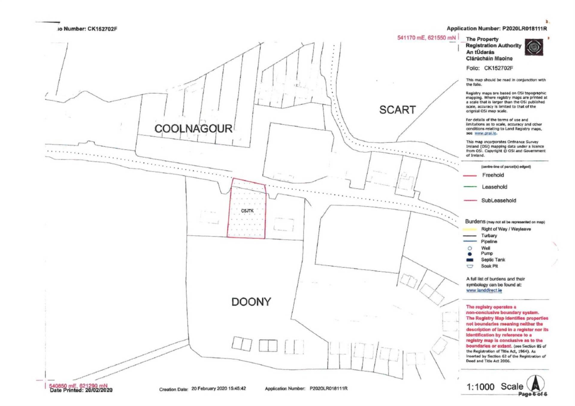 Doony, Milford, Co. Cork