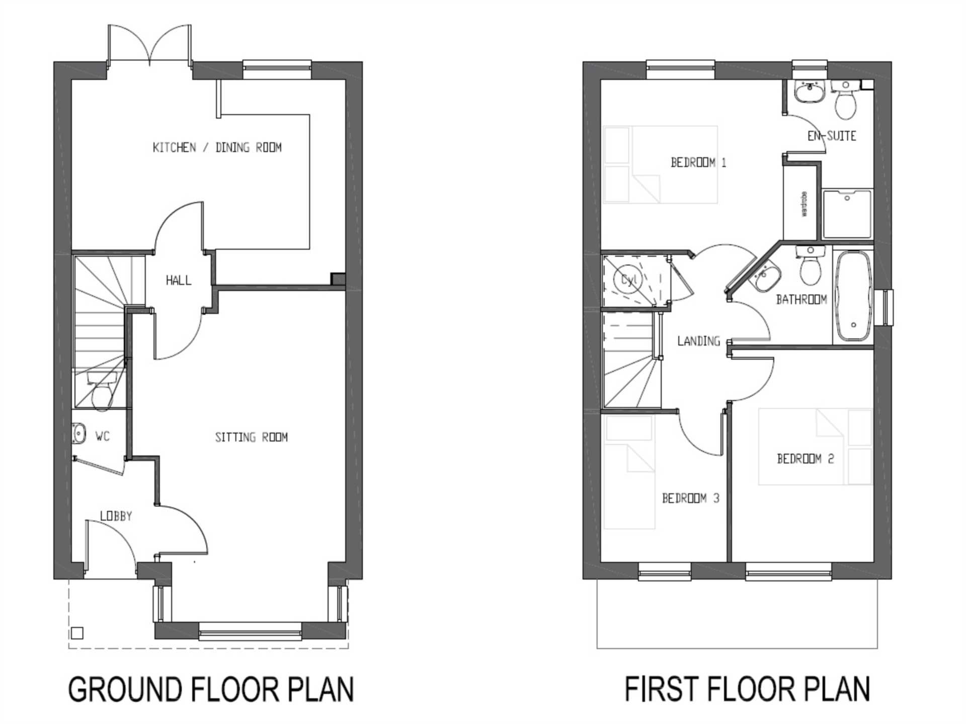 PLOT FOR CIRCA 904 SQ FT DETACHED TO SIDE OF 5 Bramfield Place, HH, HP2, Image 3