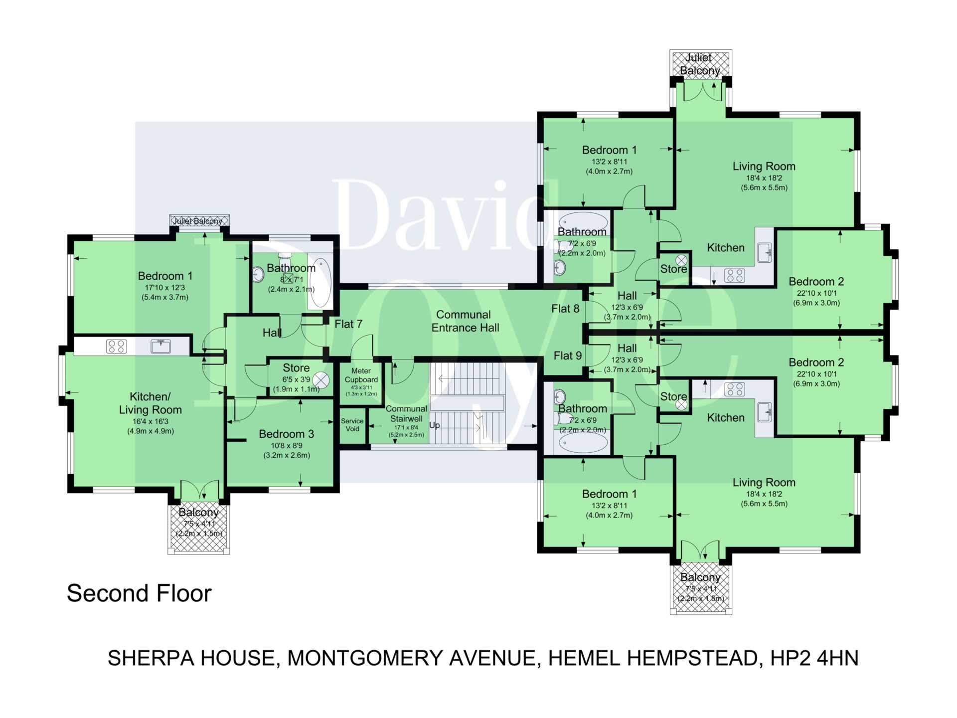 OFF LEVERSTOCK GREEN ROAD, FLAT 7, SHERPA HOUSE, BRAND NEW WITH PARKING AND OUTSIDE SPACE, HP2 4HN, Image 13