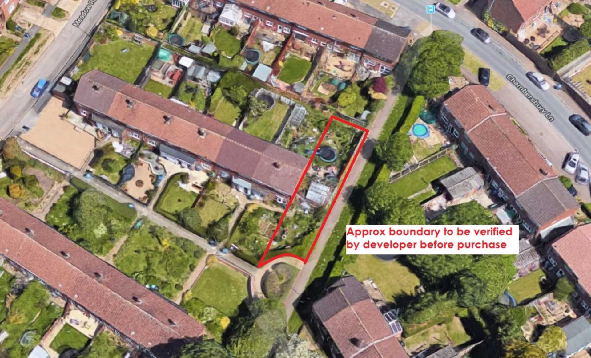 **  DEVELOPERS AWARE  **  PLOT FOR 3 BED HOUSE IN PRIME HP3 LOCATION  **, Image 1