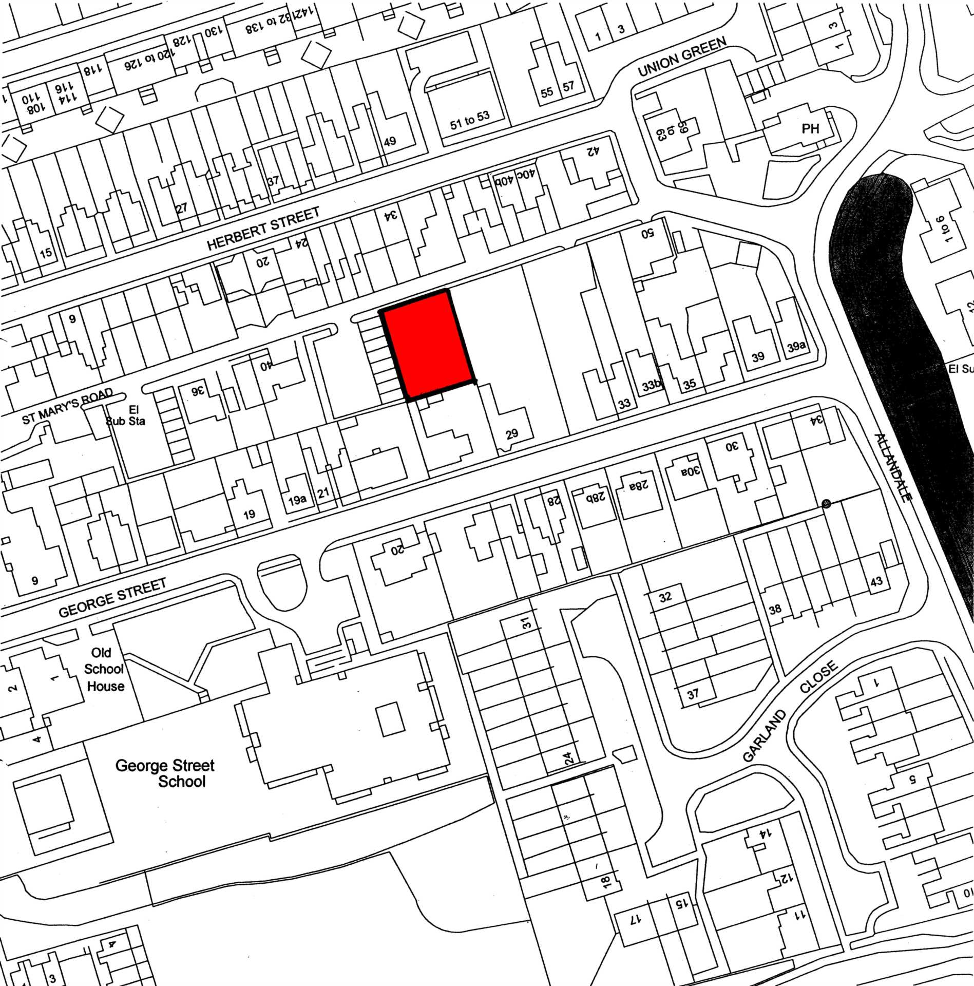 DEVELOPMENT PLOT, ST.MARYS ROAD, REAR OF GEORGE STREET, OLD TOWN, Image 1