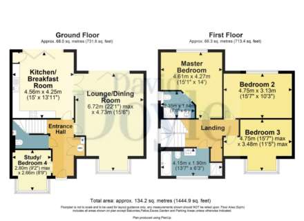 BRAND NEW 3 DOUBLE BED DETACHED with ENSUITE to MASTER BEDROOM, Image 4