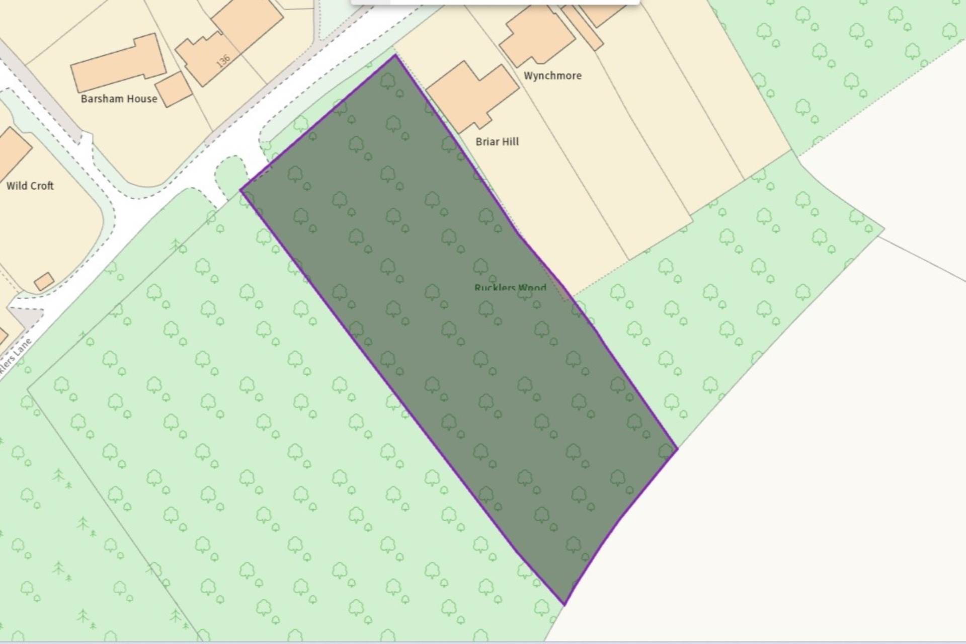 **  LAND FOR SALE - CIRCA 1.23 ACRES   **  Rucklers Lane, KINGS LANGLEY, Image 3