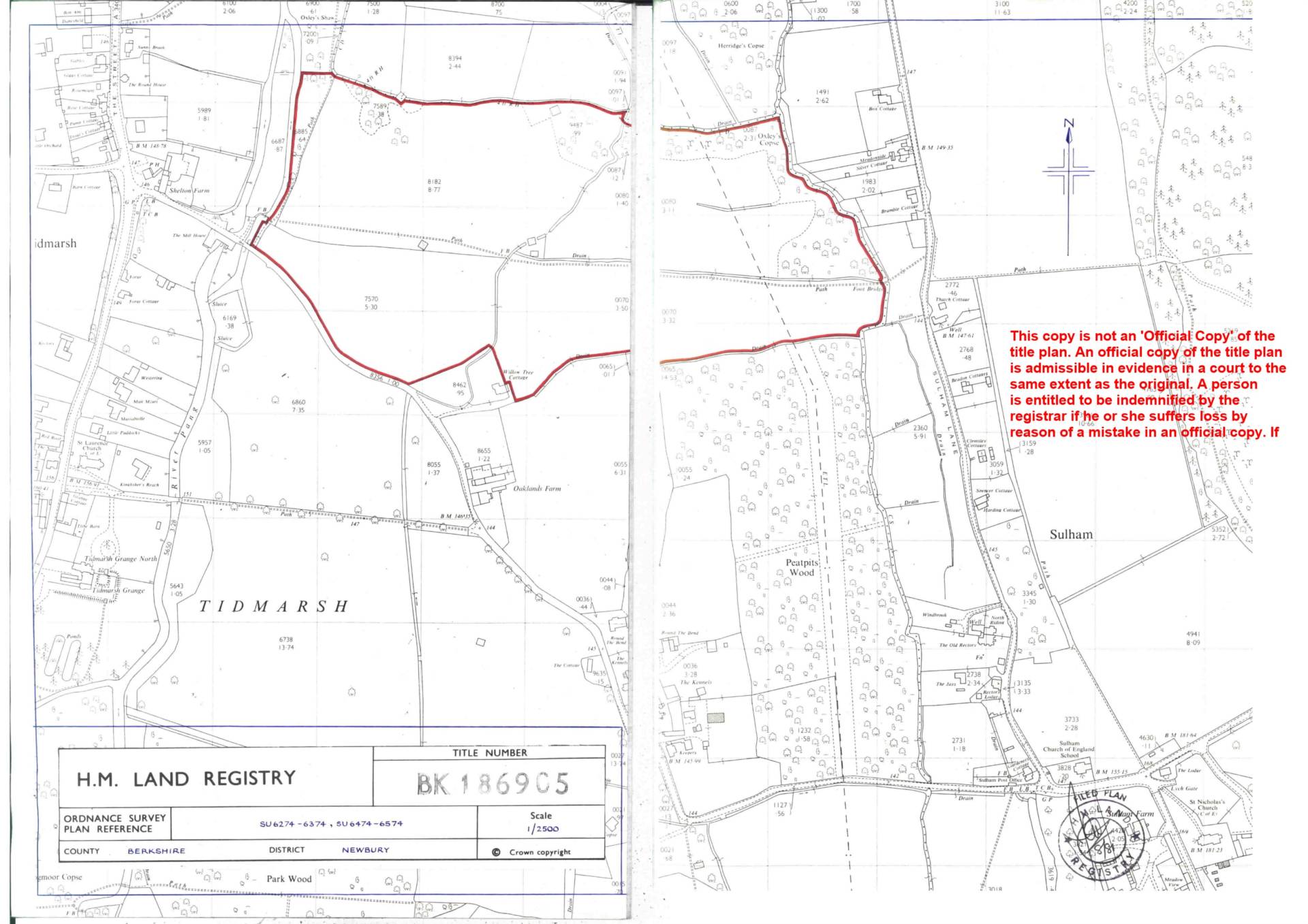 Sulham, Berkshire - Pastureland/ woodland 28 acres, Image 2