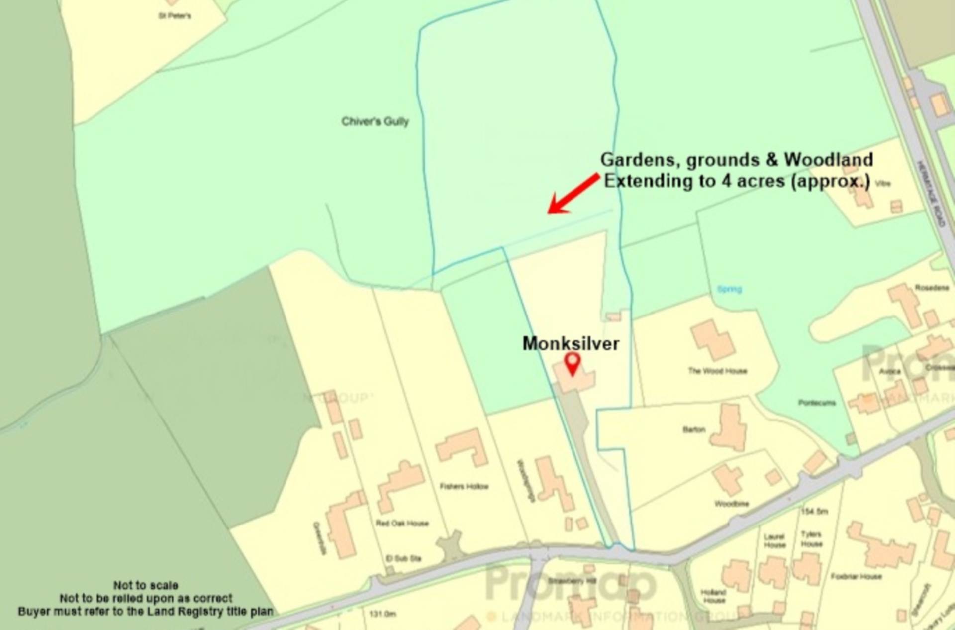Fishers Lane, Cold Ash - Gardens and woodland 4 acres, Image 4