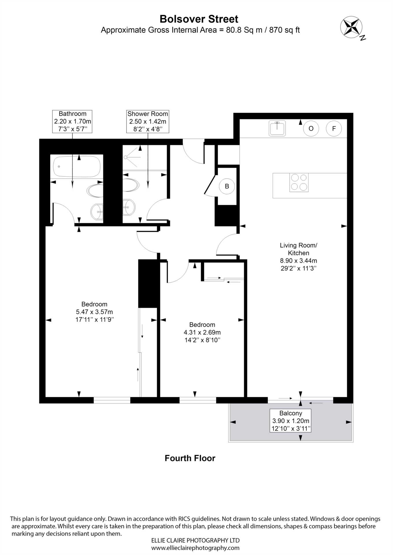 Fitzrovia Apartments, Bolsover Street, Marylebone, W1, Image 18