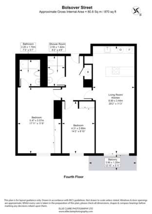 Fitzrovia Apartments, Bolsover Street, Marylebone, W1, Image 18