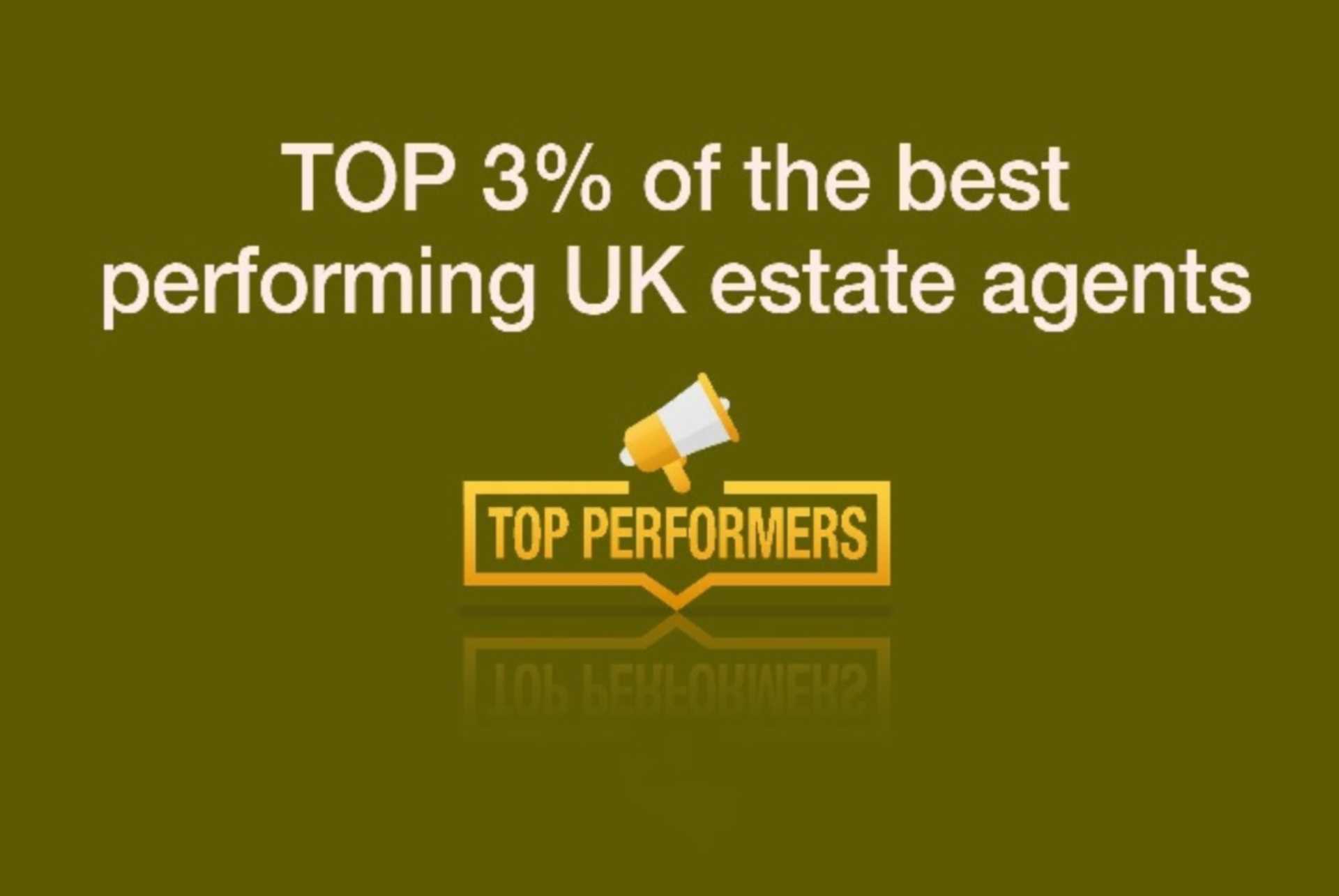 TOP 3% of the best performing UK estate agents