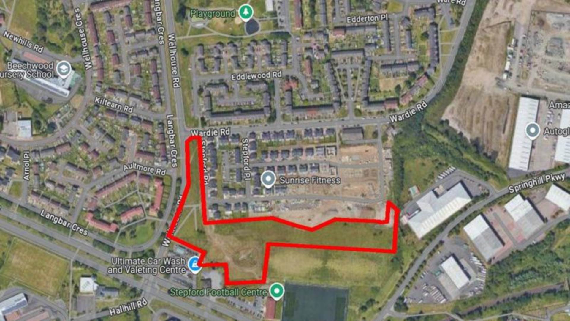 A 9-acre plot of land at Stepford Road, Glasgow, G33 4NH is available for sale., Image 1
