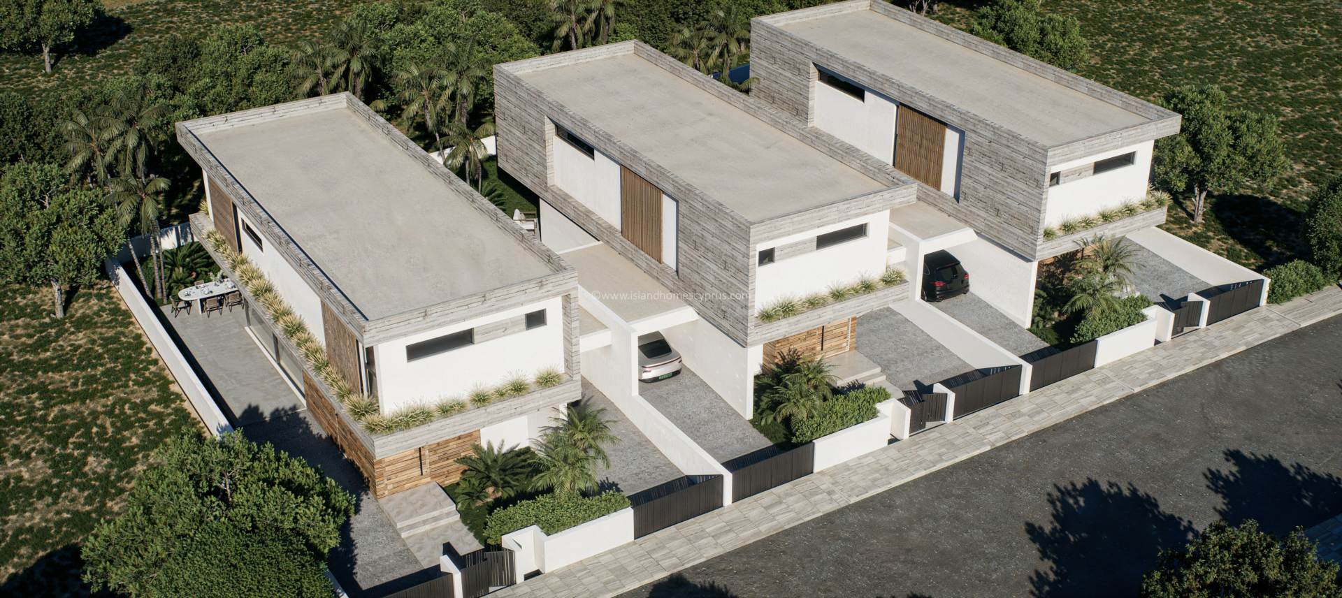 3 bedroom, 2 bathroom, 1 WC, link detached NEW BUILD villa on a 339m2 plot located in popular village of Deryneia - HMD101DP