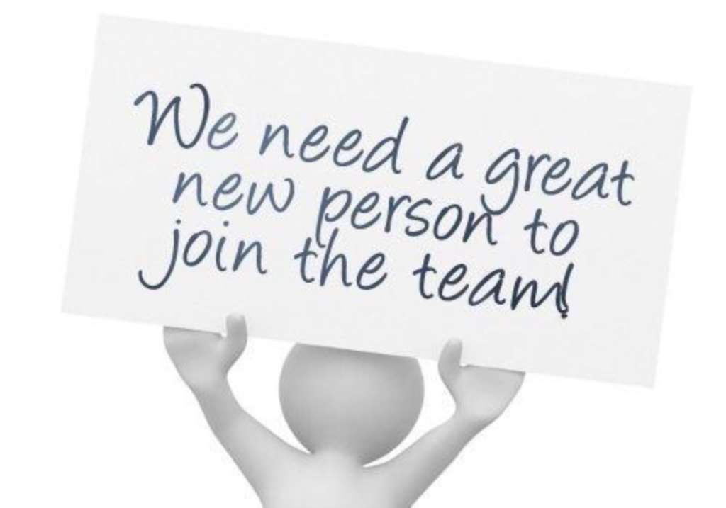 We need a great new person to join our team!