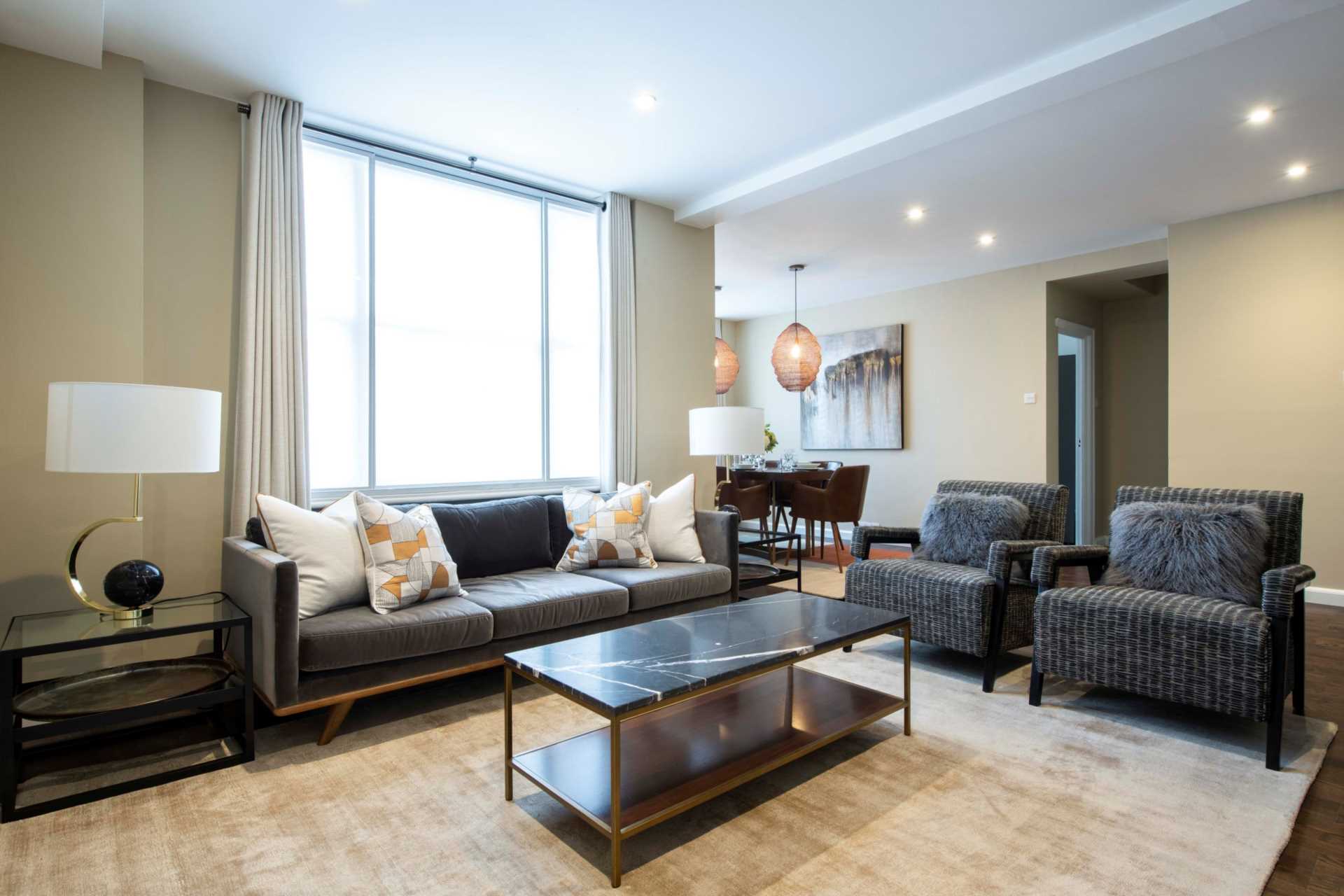 London W1J 5NA 3 bed apartment rental property internal/external image-1