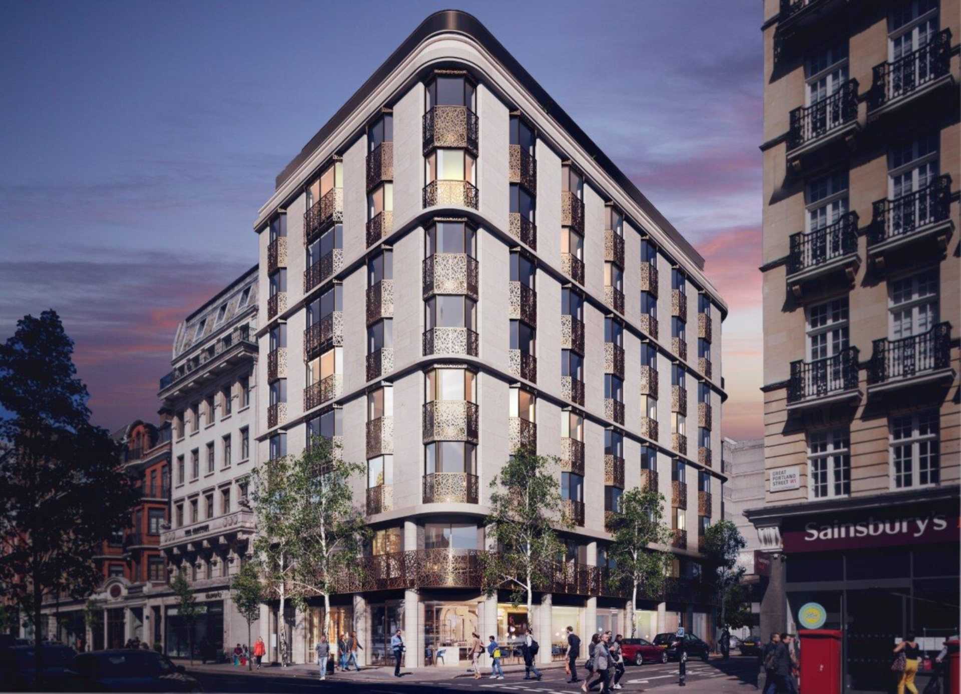 London W1W 5QJ 2 bed flat sales property internal/external image-4