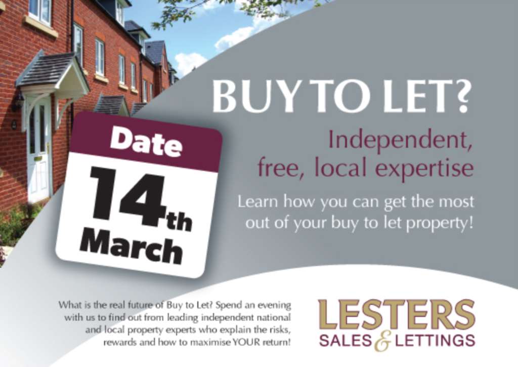 Invitation To Lesters Buy To Let Evening