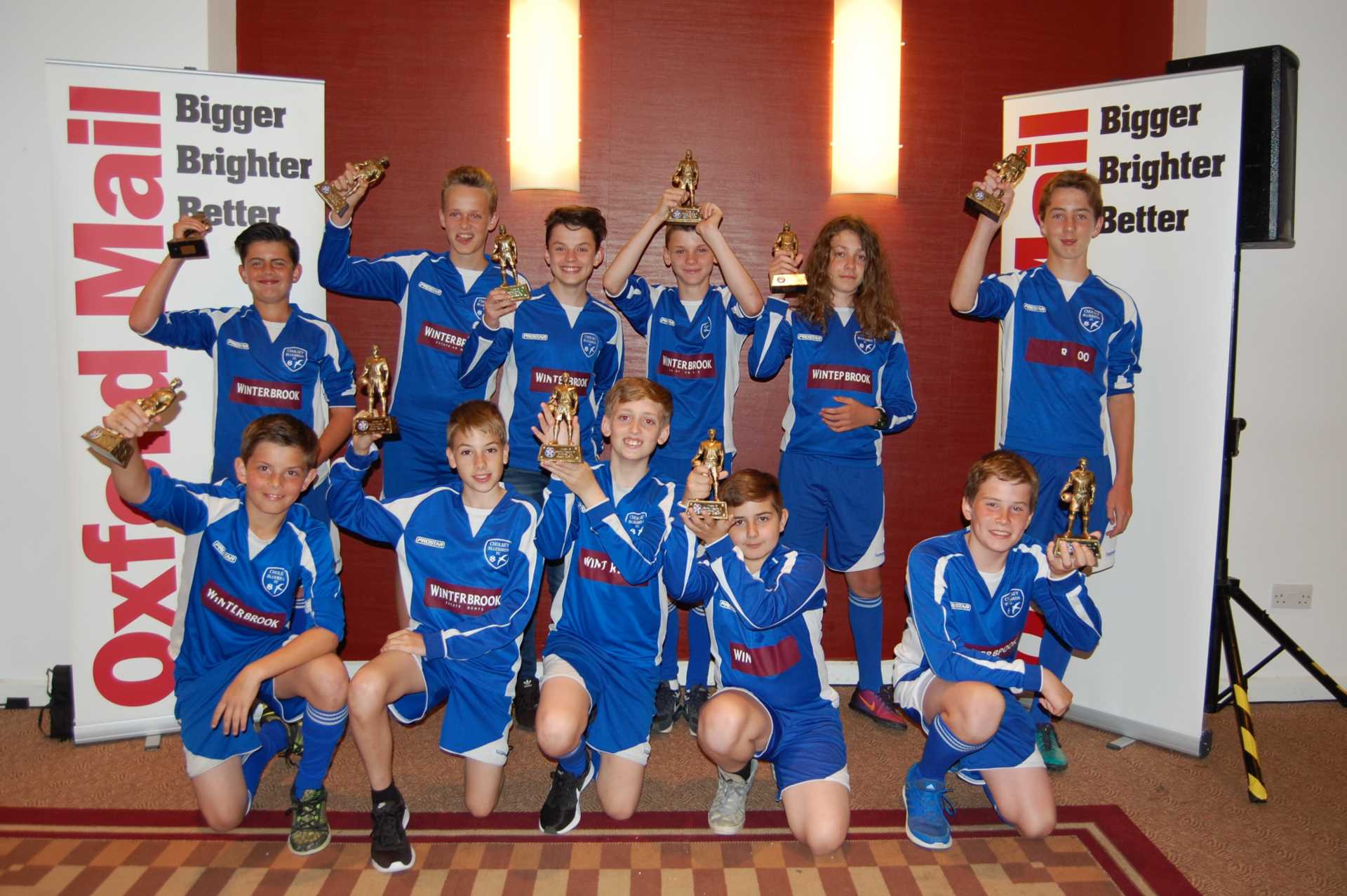 Congratulations to Cholsey Bluebirds Under 13`s football team