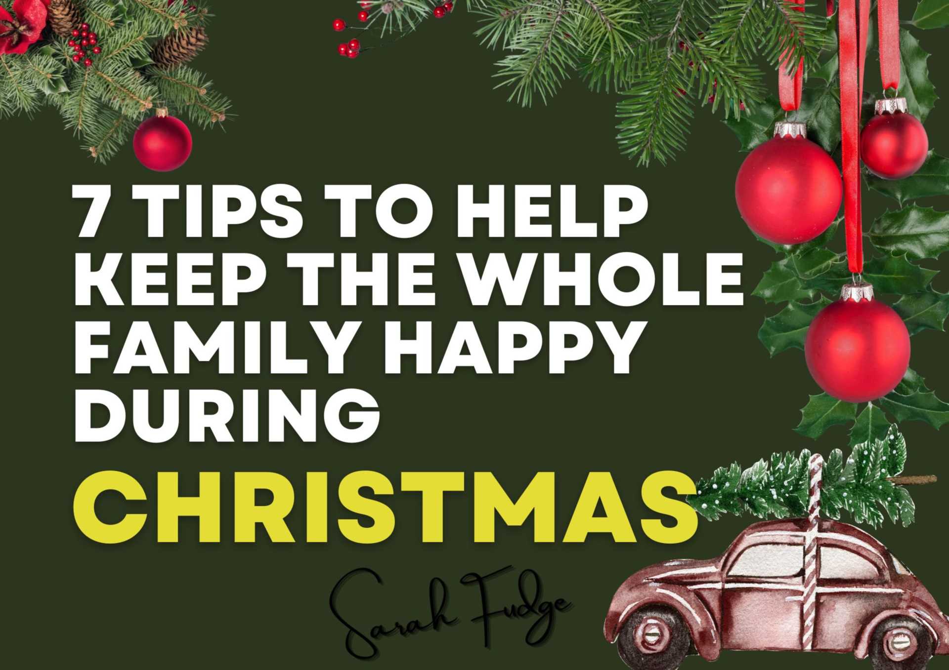 How To Be Happy At Christmas 