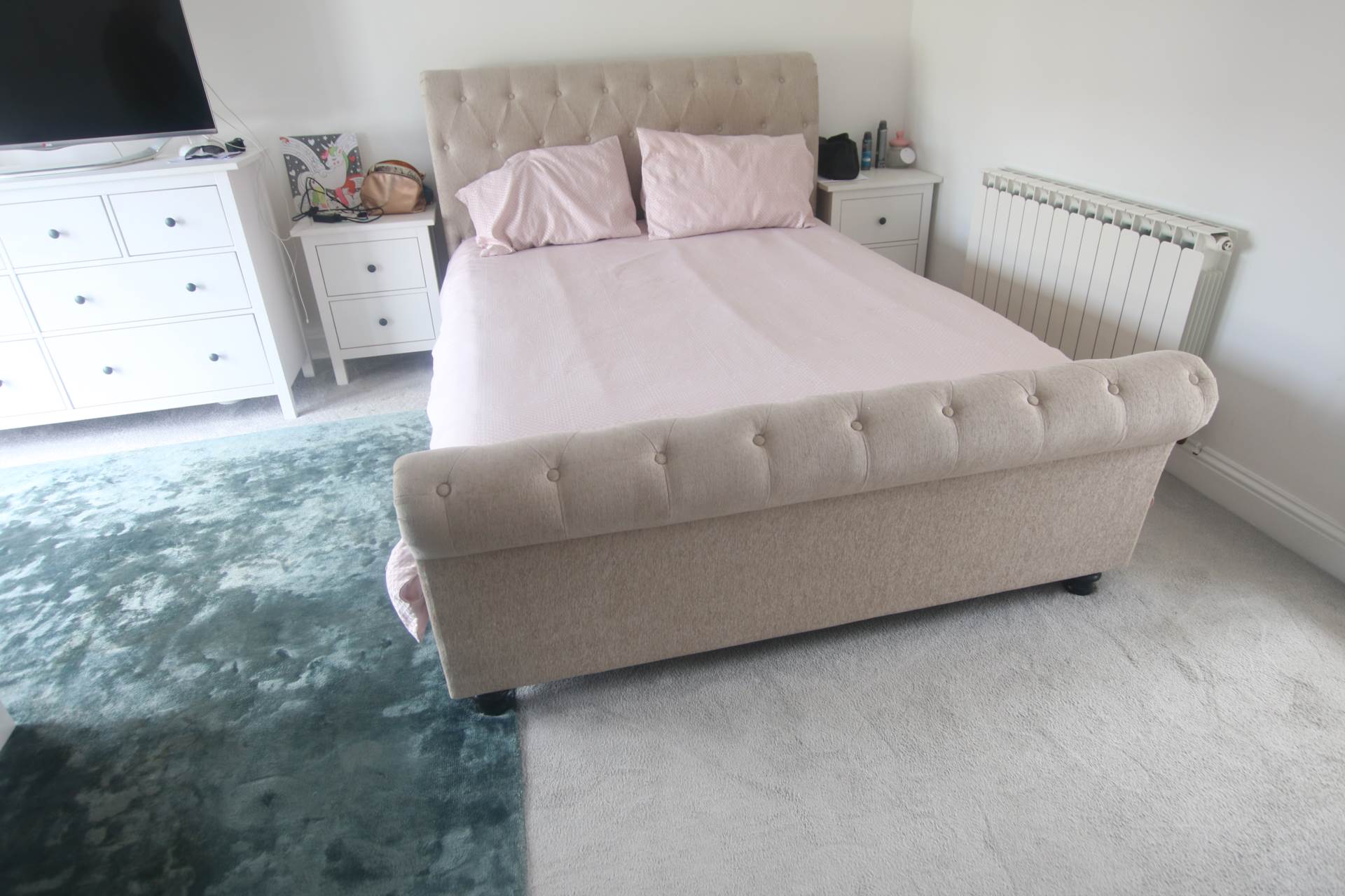 a transformation that works beautifully, in this 3-4 bed family  home safe secure garden for kids, light bright airy, Image 5