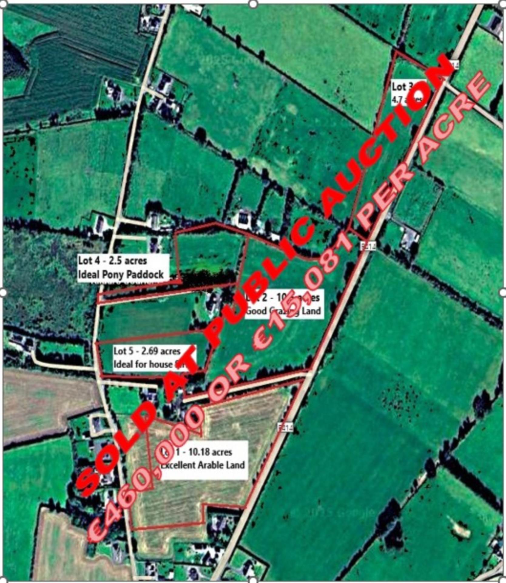 30.6 acres Good Land, Mountrice, Monasterevin
