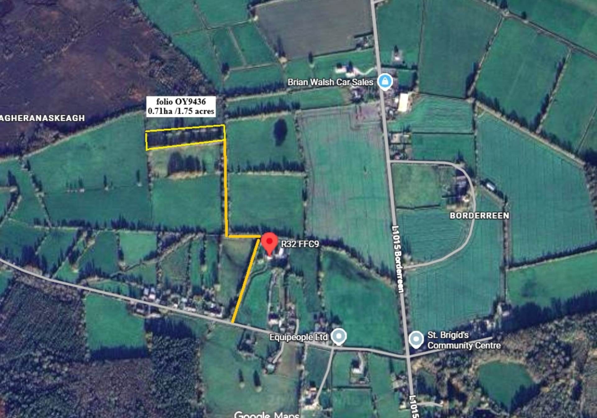 C.1.75 Acres / 0.71 Ha, Garryhinch