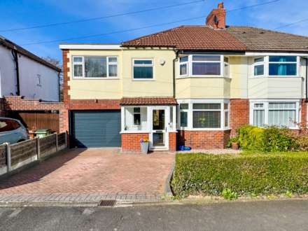 4 Bedroom Semi-Detached, CROSSEFIELD ROAD, Cheadle Hulme SK8 5PE