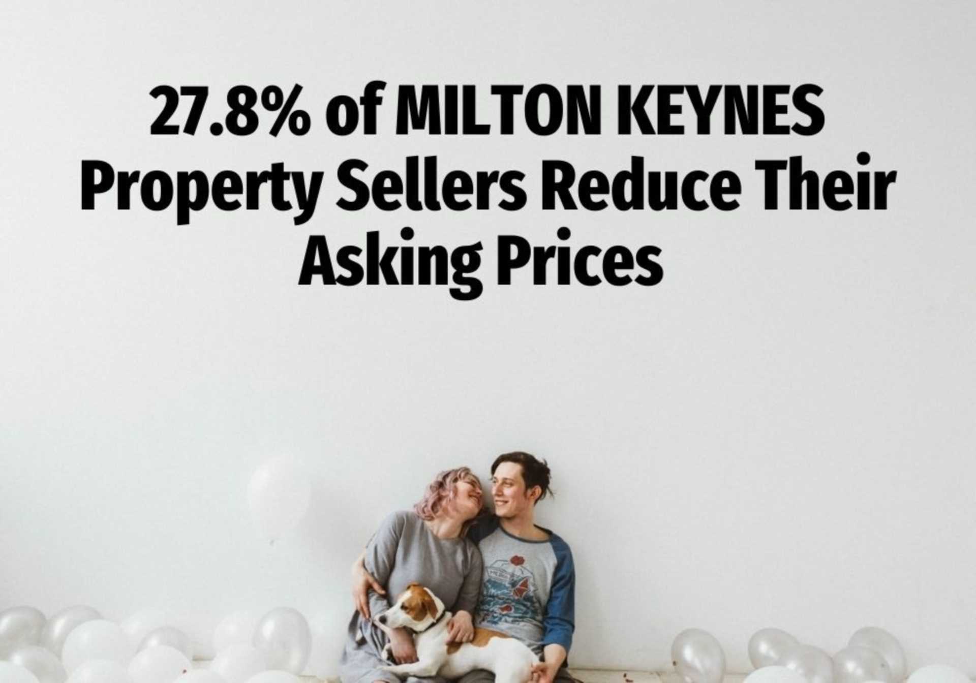 27.8% OF MILTON KEYNES PROPERTY SELLERS REDUCE THEIR ASKING PRICES AS THE PROPERTY MARKET EQUILIBRIUM STARTS TO RETURN