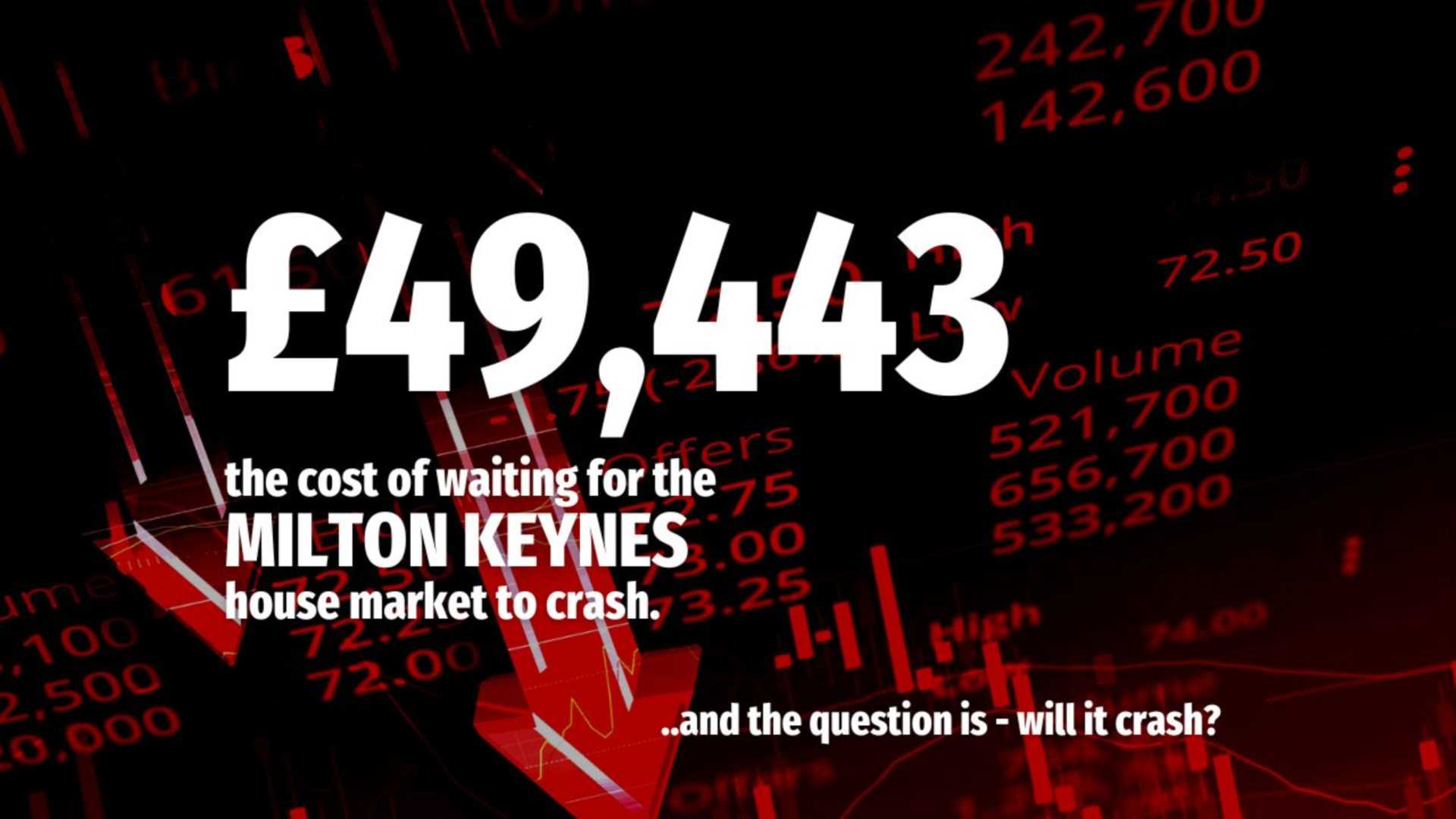 Waiting for the Milton Keynes House Market to Crash will Cost you £49,443