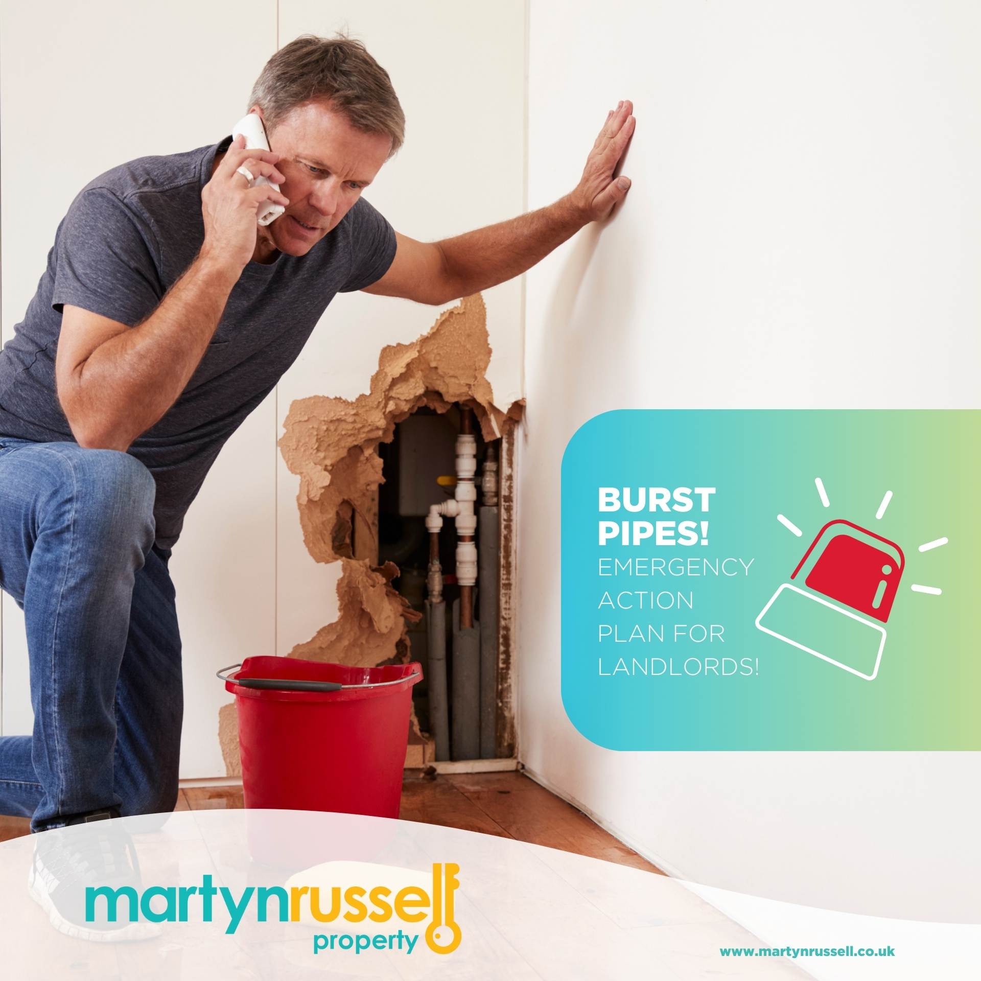 What Landlords Should Do in the Event of a Burst Pipe