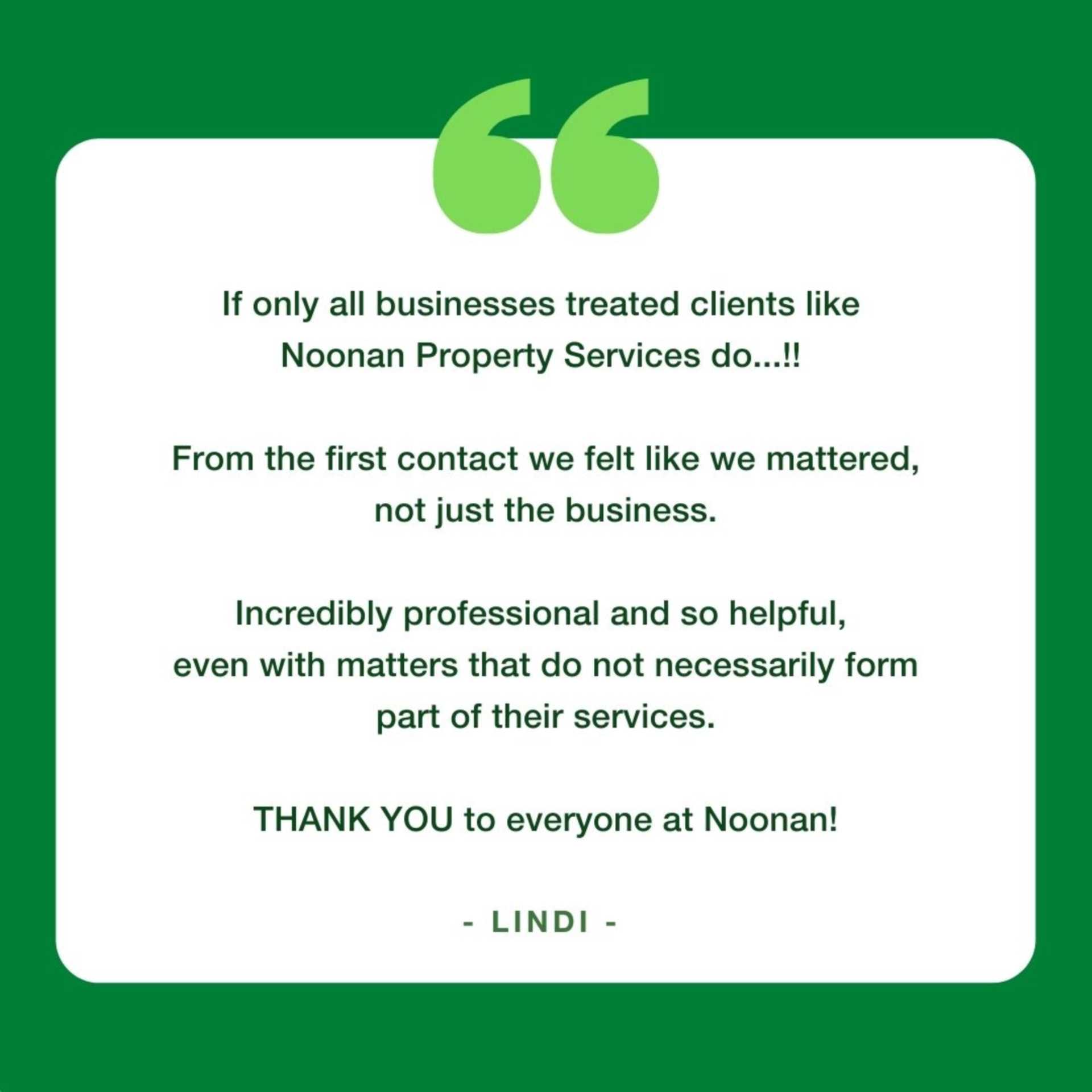 Client Testimonial