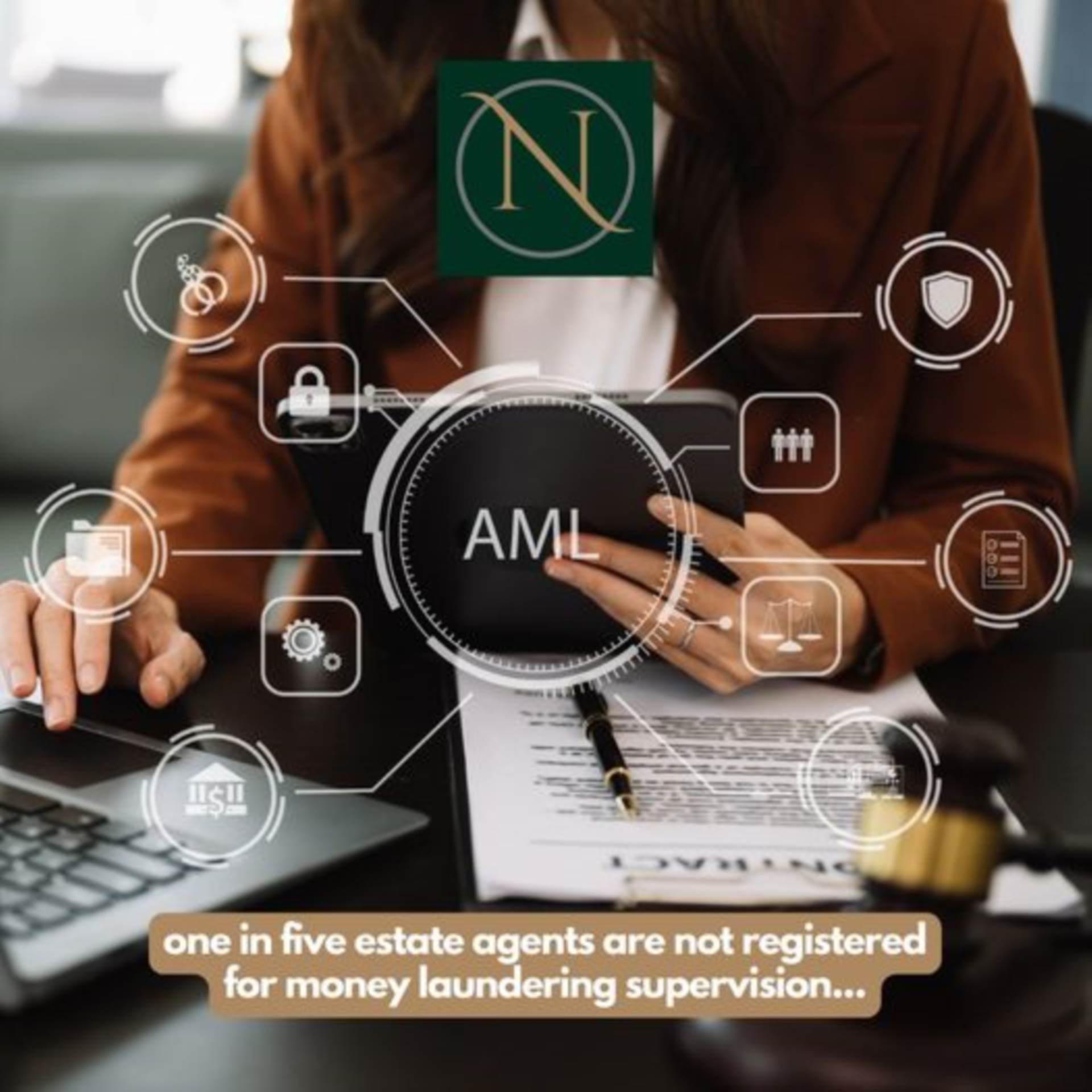 Around one in five estate agents are not registered for money laundering supervision